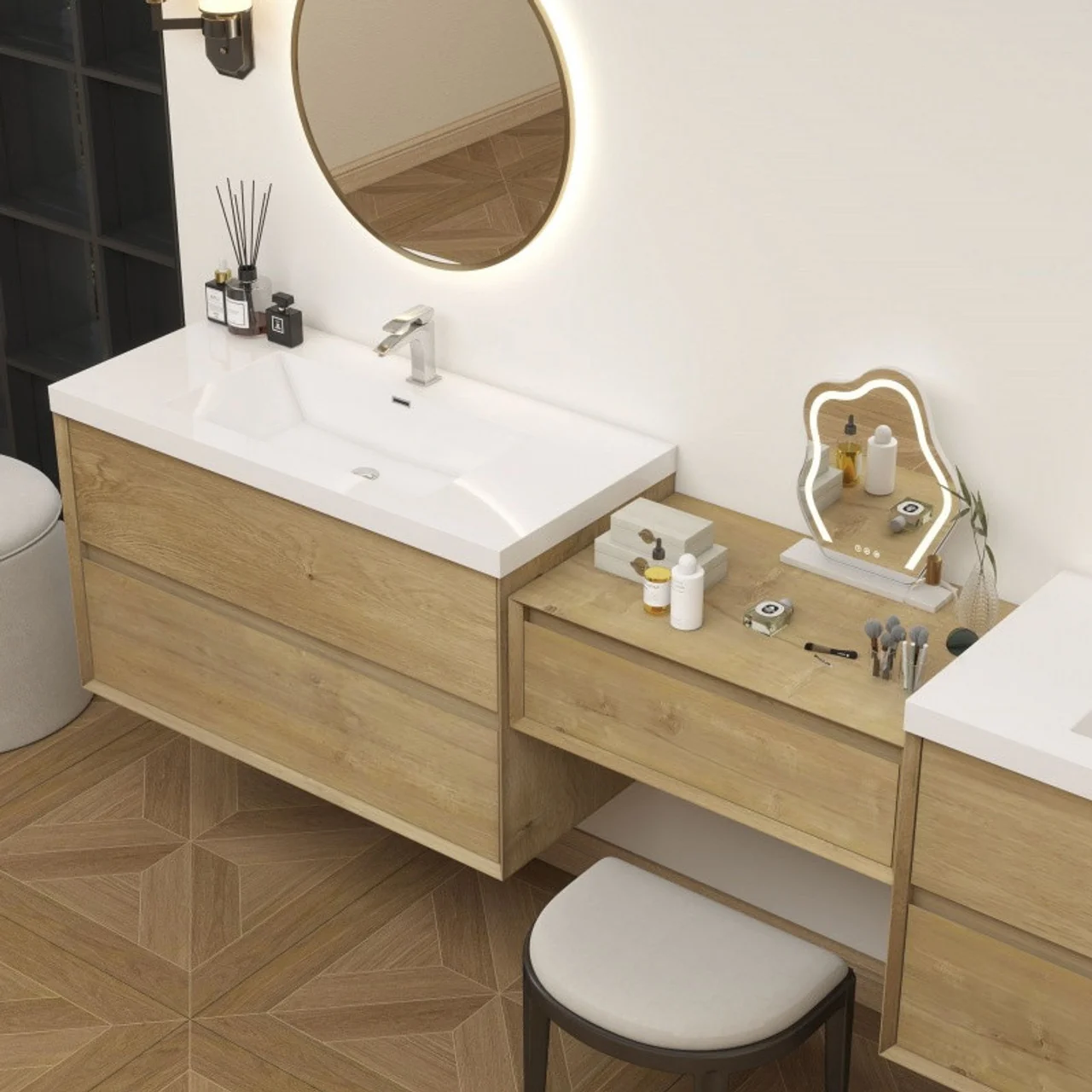 Sottile Floating Vanity (24"-150") 130 Sottile Floating Vanity (24"-150")