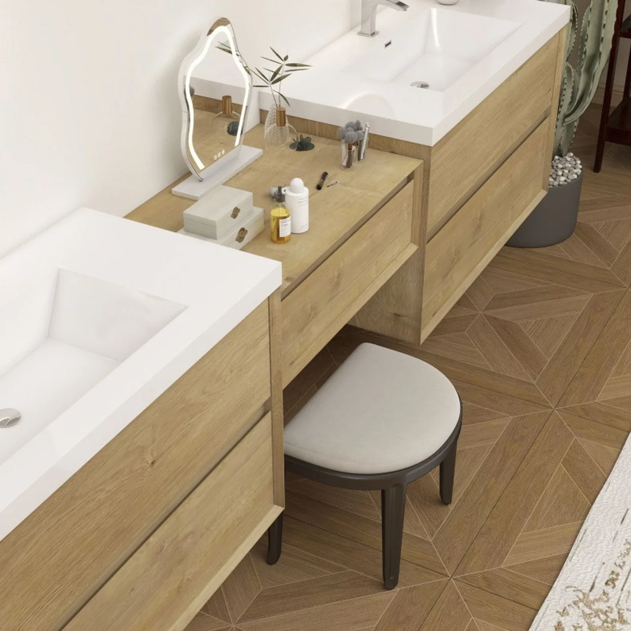 Sottile Floating Vanity (24"-150") 132 Sottile Floating Vanity (24"-150")