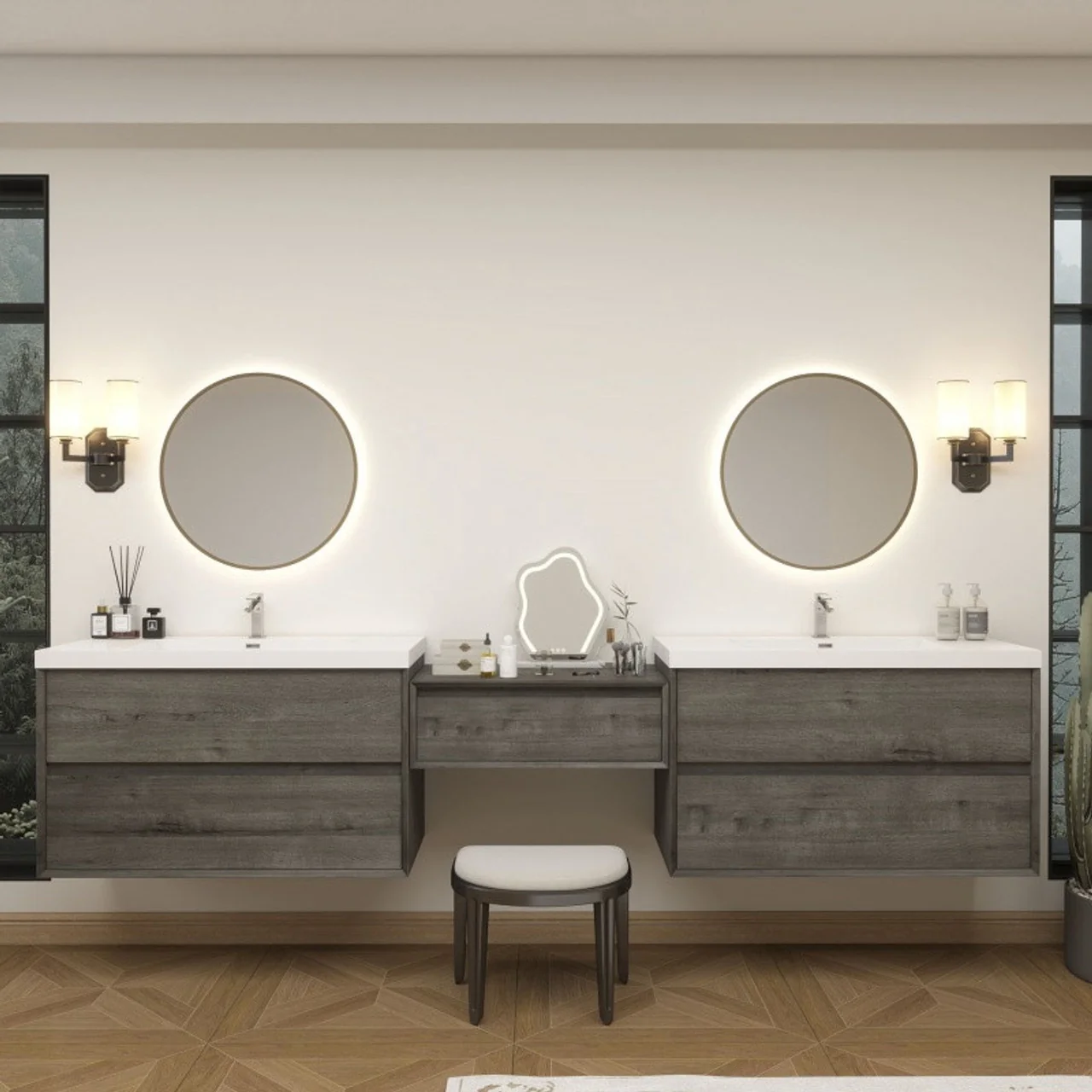 Sottile Floating Vanity (24"-150") 142 Sottile Floating Vanity (24"-150")