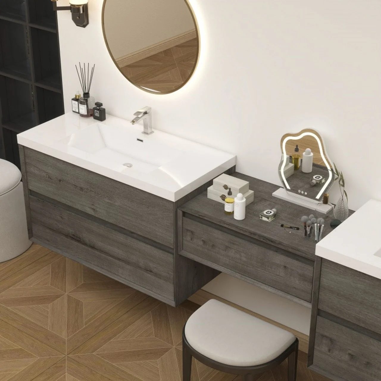 Sottile Floating Vanity (24"-150") 146 Sottile Floating Vanity (24"-150")