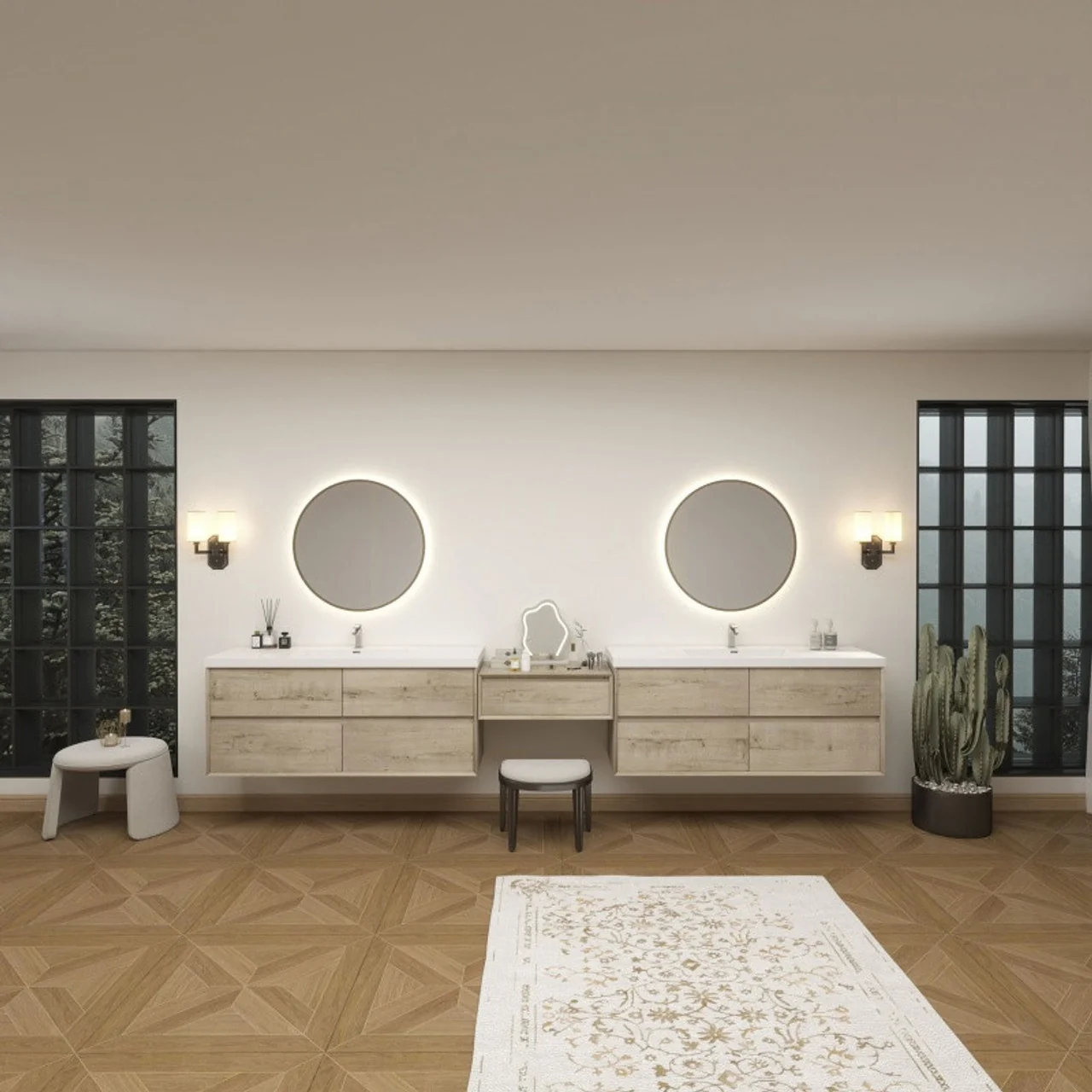 Sottile Floating Vanity (24"-150") 154 Sottile Floating Vanity (24"-150")