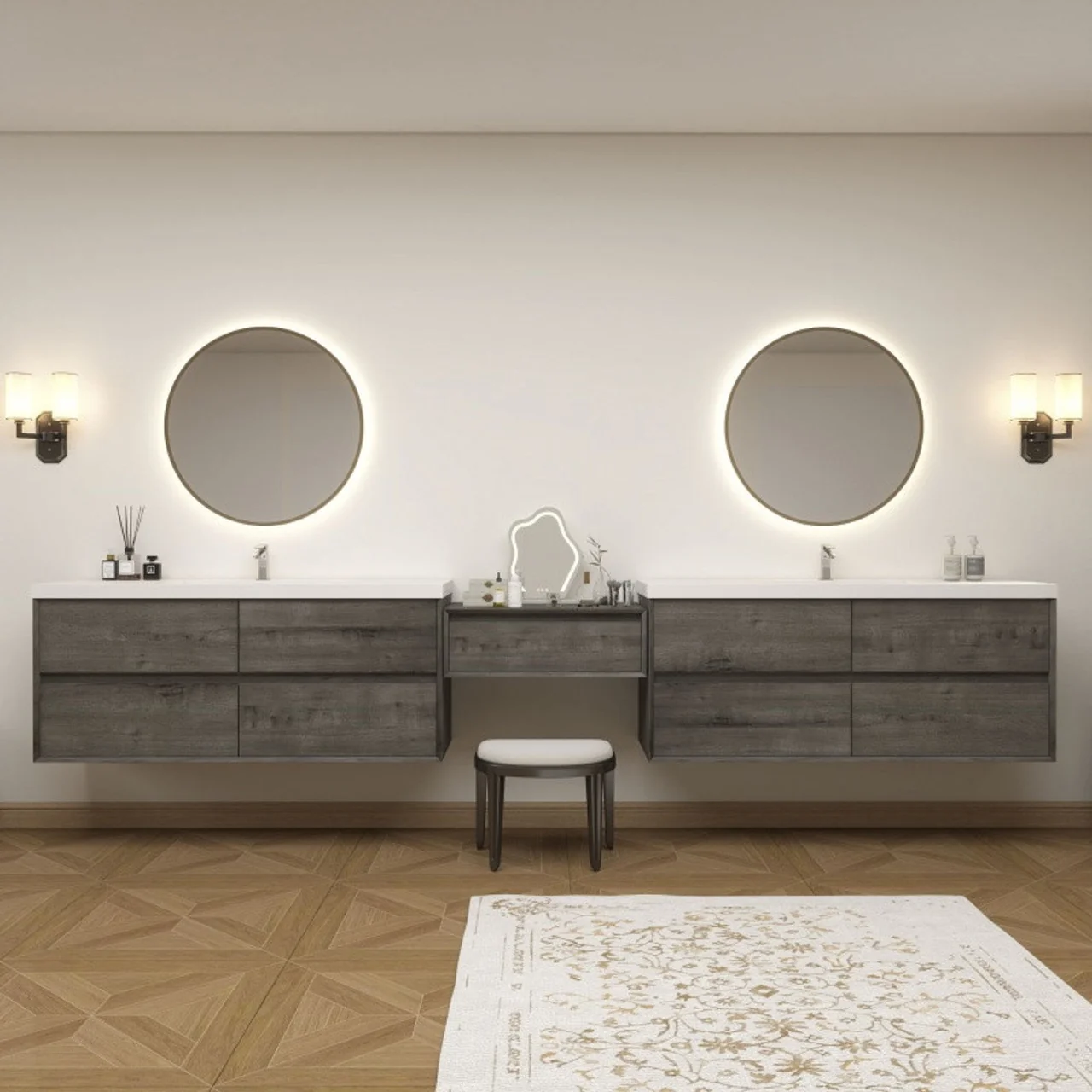 Sottile Floating Vanity (24"-150") 156 Sottile Floating Vanity (24"-150")