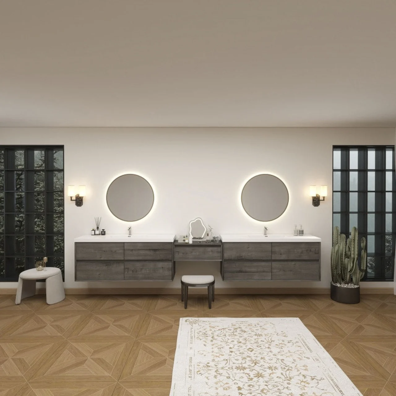 Sottile Floating Vanity (24"-150") 162 Sottile Floating Vanity (24"-150")