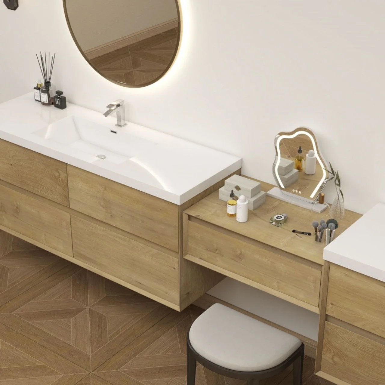 Sottile Floating Vanity (24"-150") 167 Sottile Floating Vanity (24"-150")