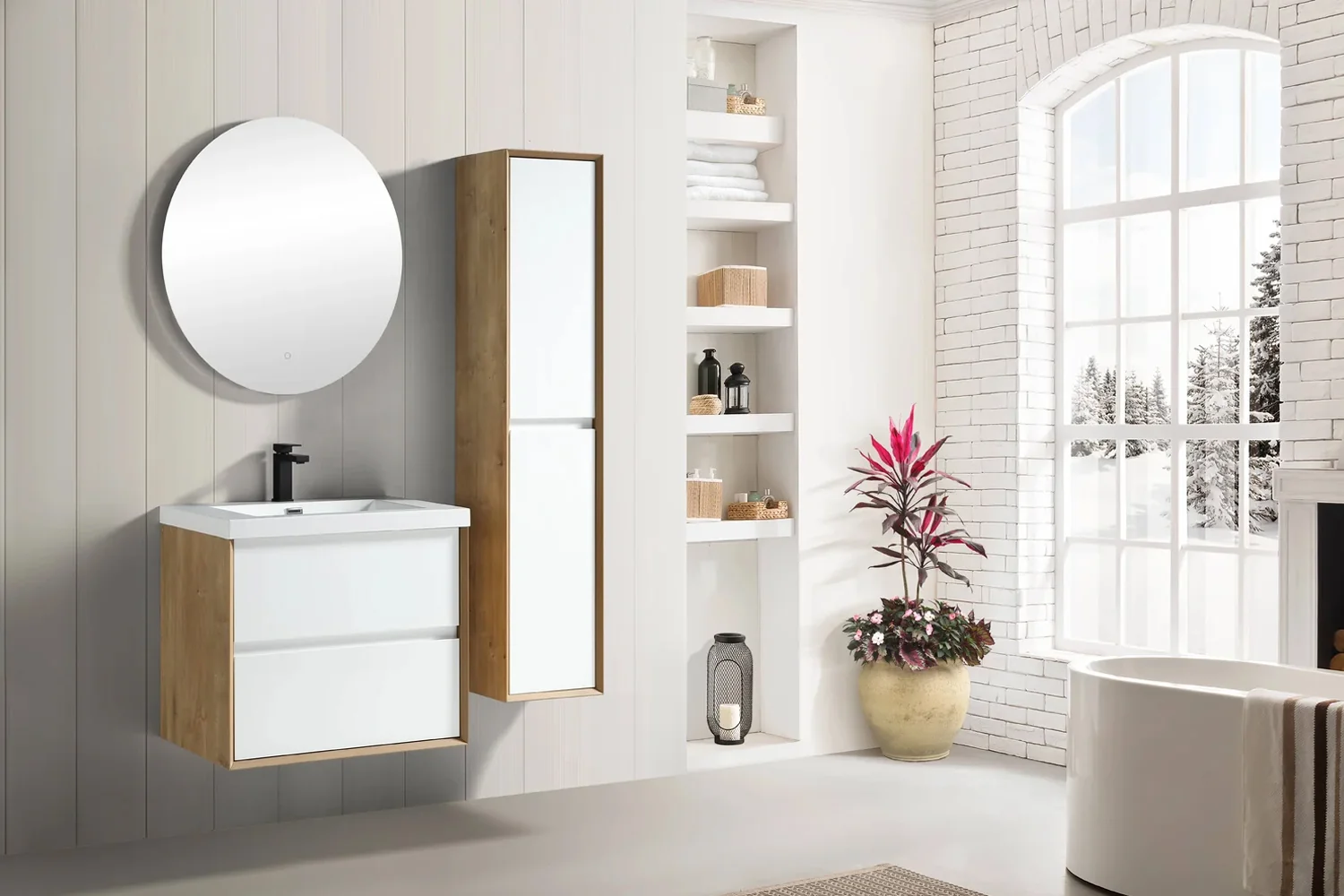 Sottile Floating Vanity (24"-150") 174 Sottile Floating Vanity (24"-150")
