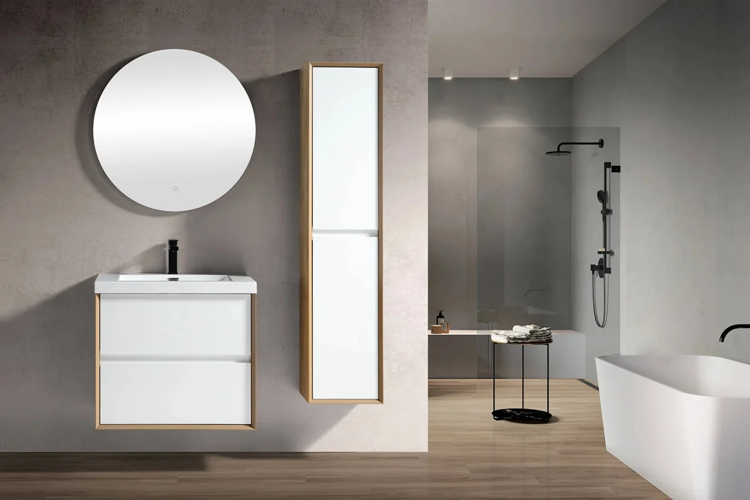Sottile Floating Vanity (24"-150") 175 Sottile Floating Vanity (24"-150")