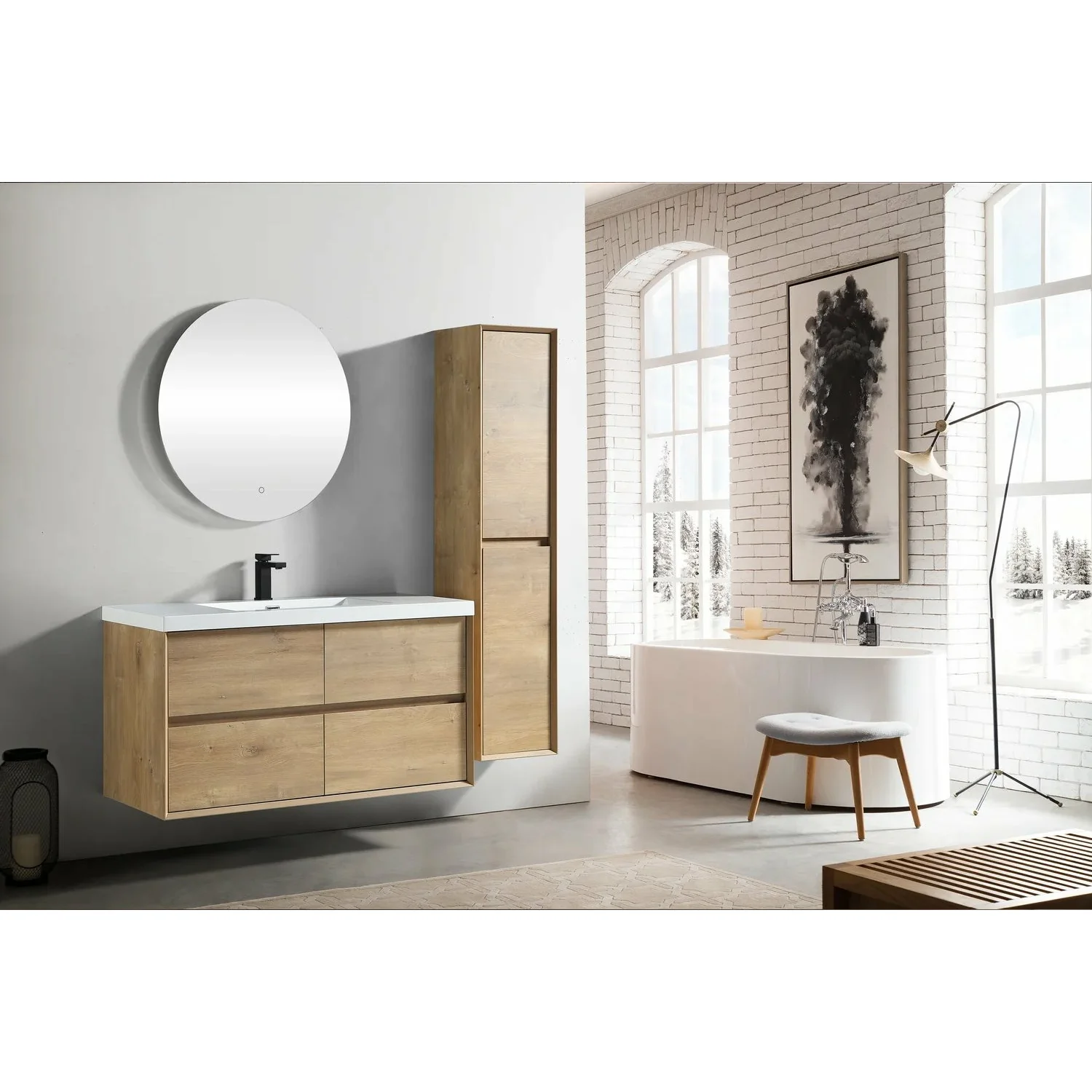 Sottile Floating Vanity (24"-150") 18 Sottile Floating Vanity (24"-150")
