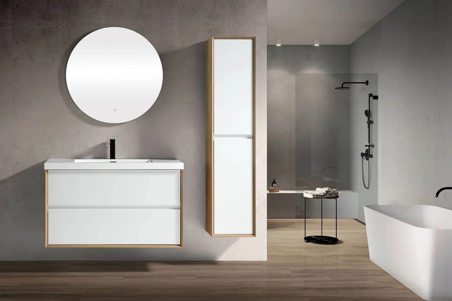 Sottile Floating Vanity (24"-150") 182 Sottile Floating Vanity (24"-150")