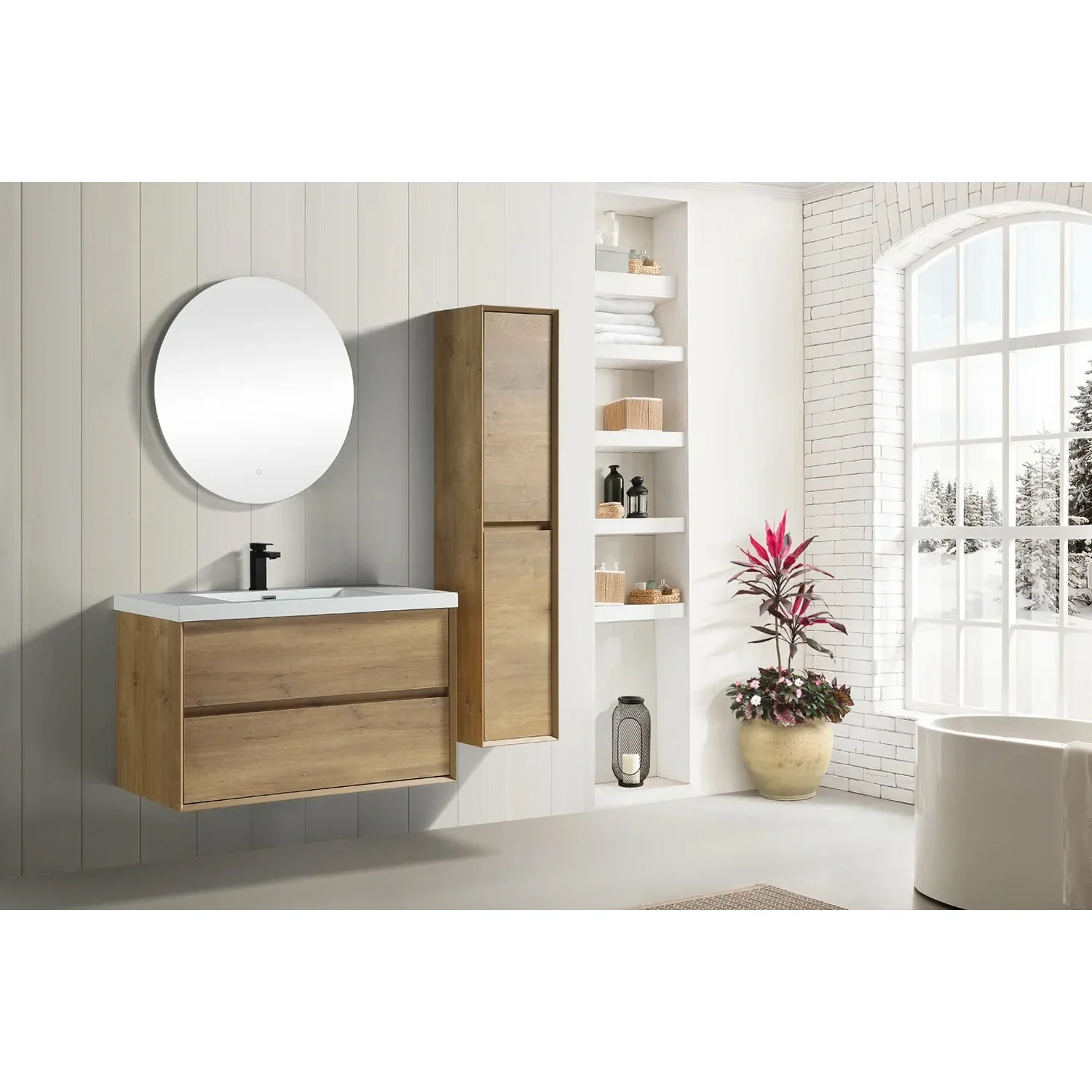 Sottile Floating Vanity (24"-150") 25 Sottile Floating Vanity (24"-150")