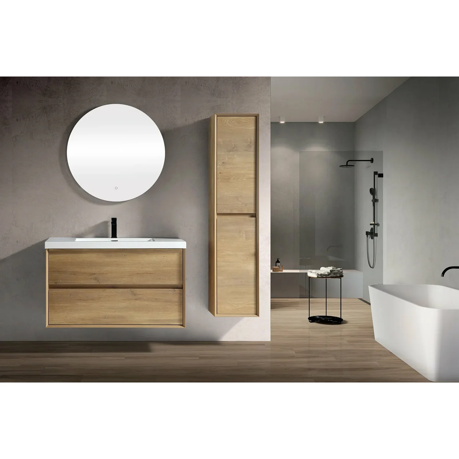 Sottile Floating Vanity (24"-150") 26 Sottile Floating Vanity (24"-150")