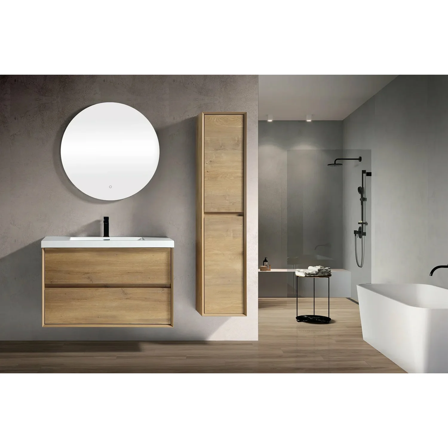 Sottile Floating Vanity (24"-150") 32 Sottile Floating Vanity (24"-150")