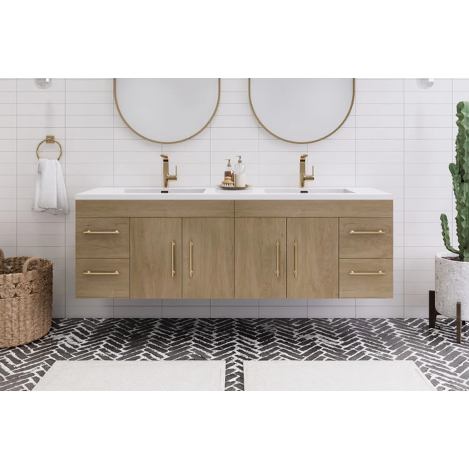 Belgian Floating Vanity (24"-84")