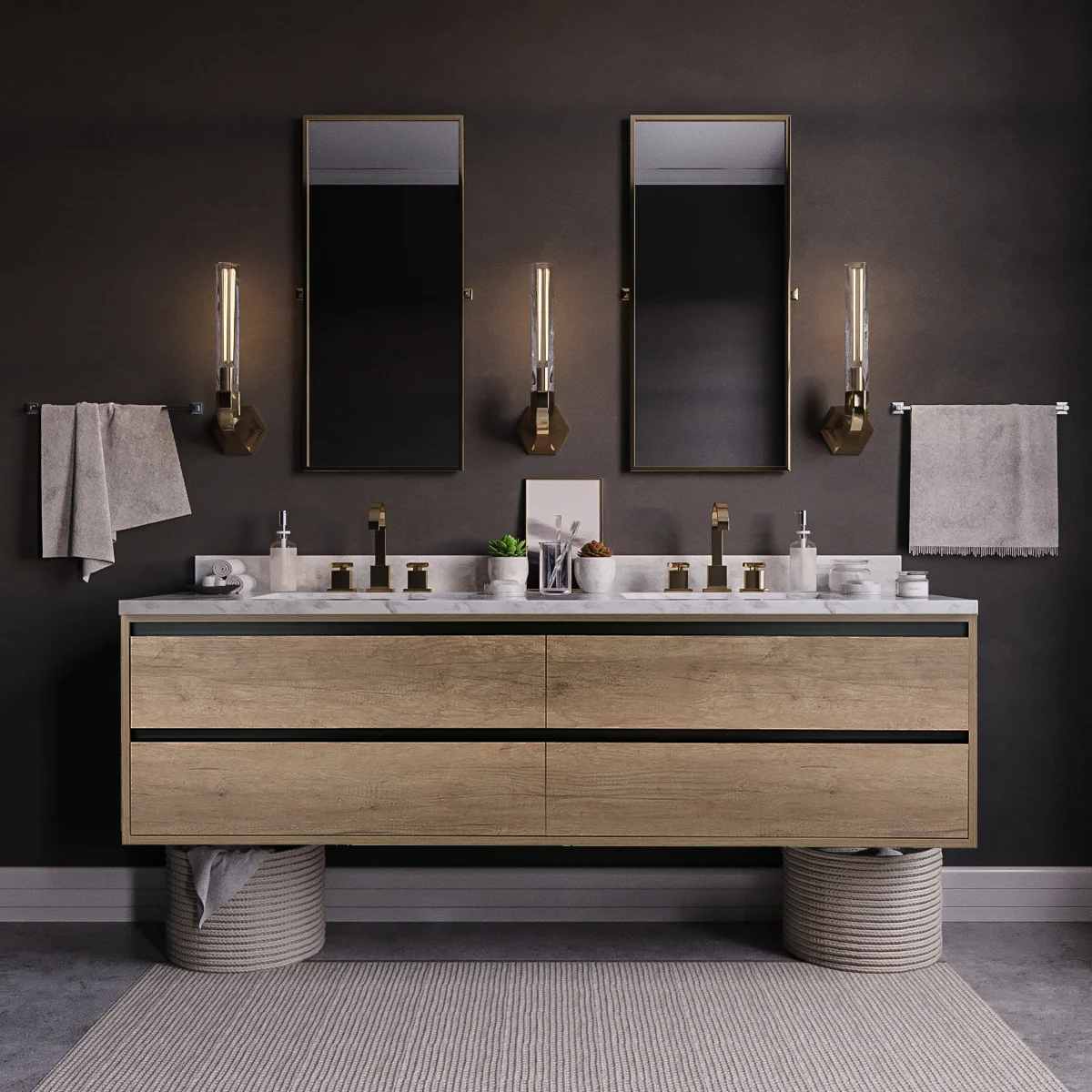 Merce Floating Vanity (24"-84") 19 Merce Floating Vanity (24"-84")