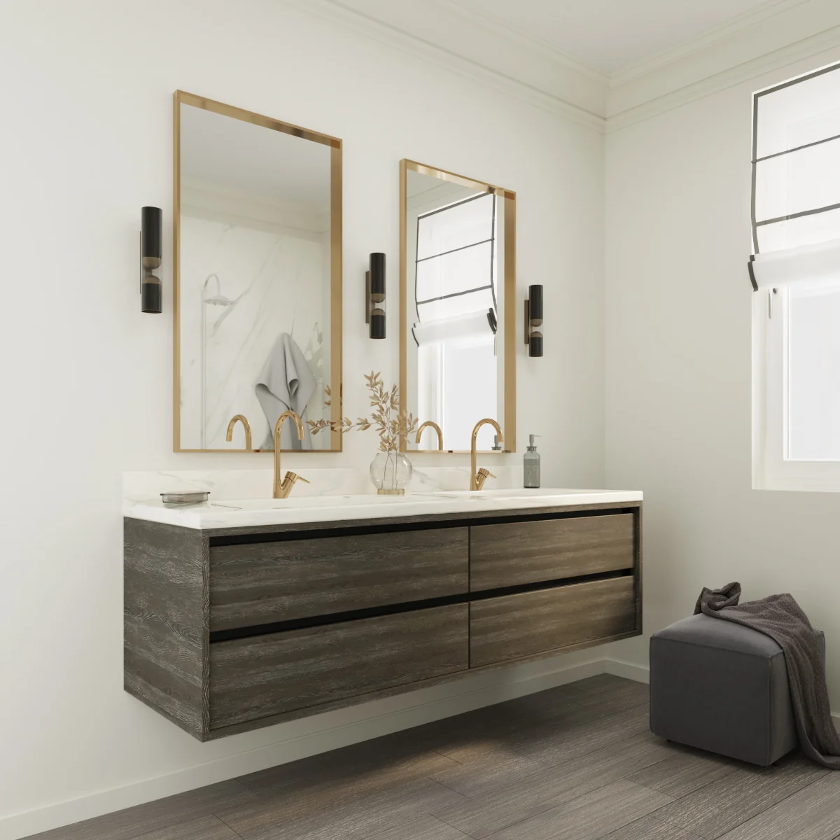 Merce Floating Vanity (24"-84") 8 Merce Floating Vanity (24"-84")