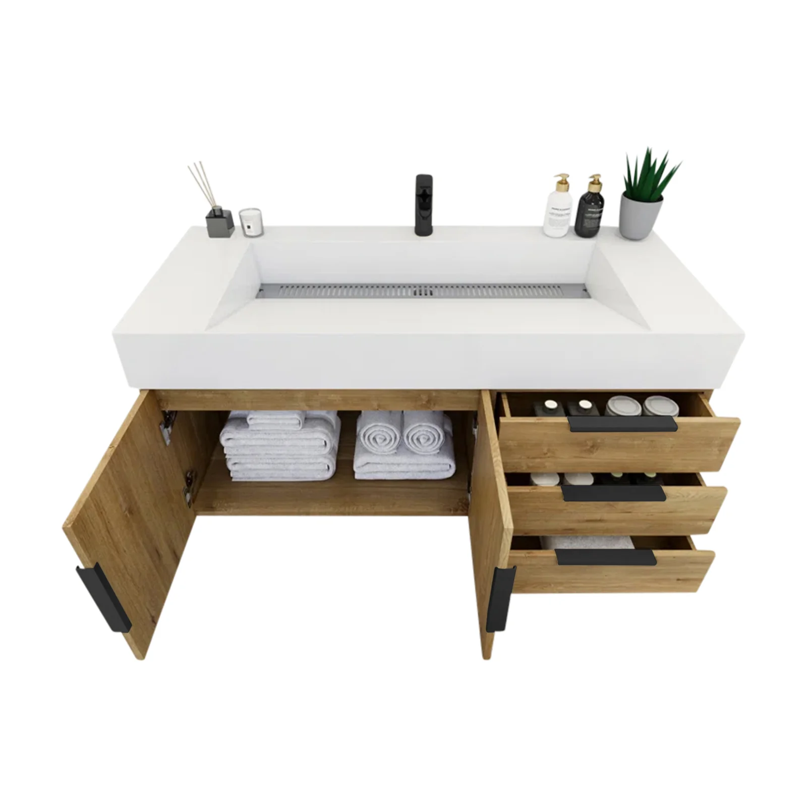 Breton Floating Vanity - 2nd Generation (24"-84") 103 Breton Floating Vanity - 2nd Generation (24"-84")