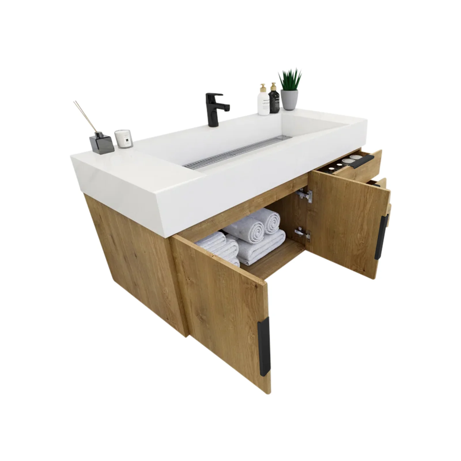 Breton Floating Vanity - 2nd Generation (24"-84") 104 Breton Floating Vanity - 2nd Generation (24"-84")