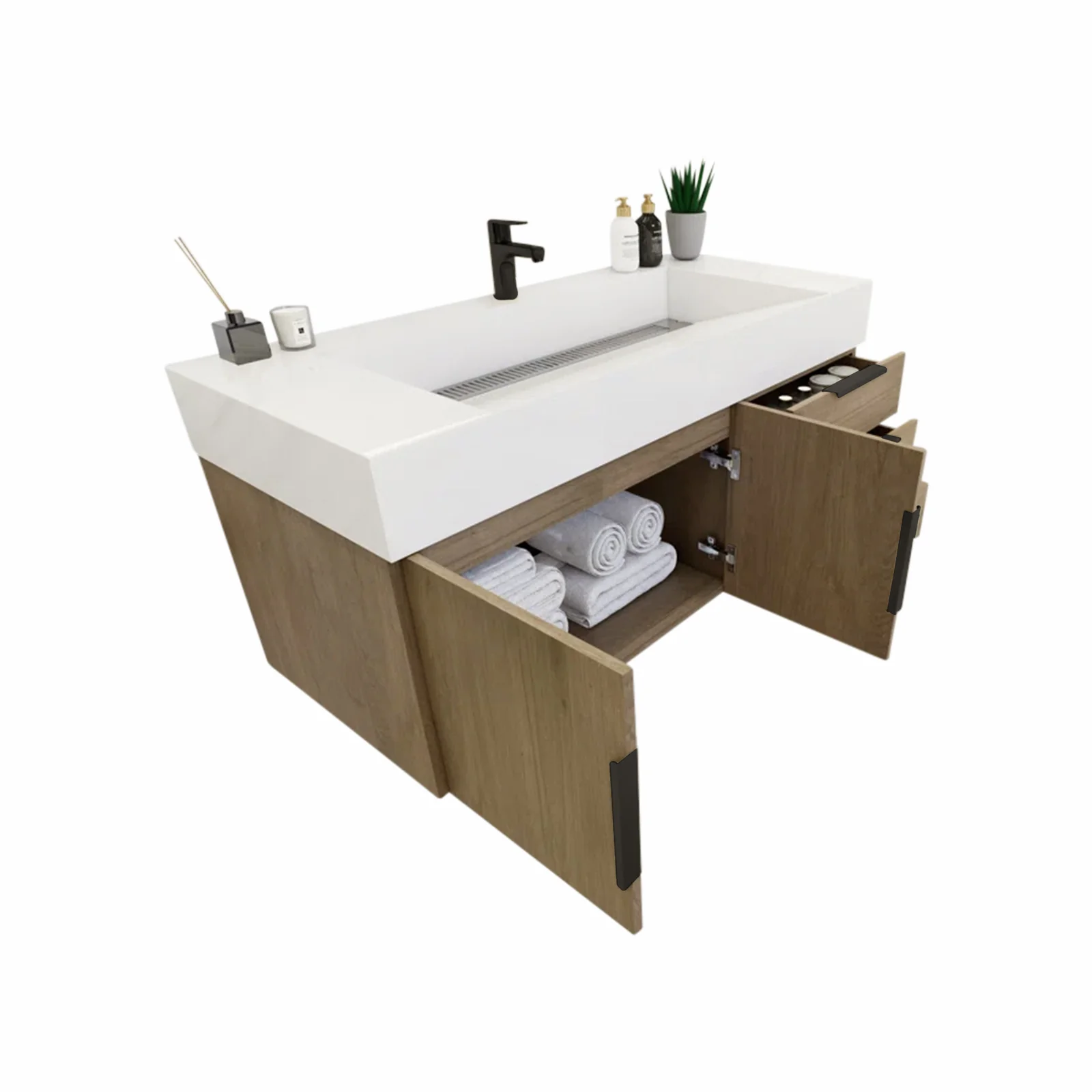 Breton Floating Vanity - 2nd Generation (24"-84") 108 Breton Floating Vanity - 2nd Generation (24"-84")