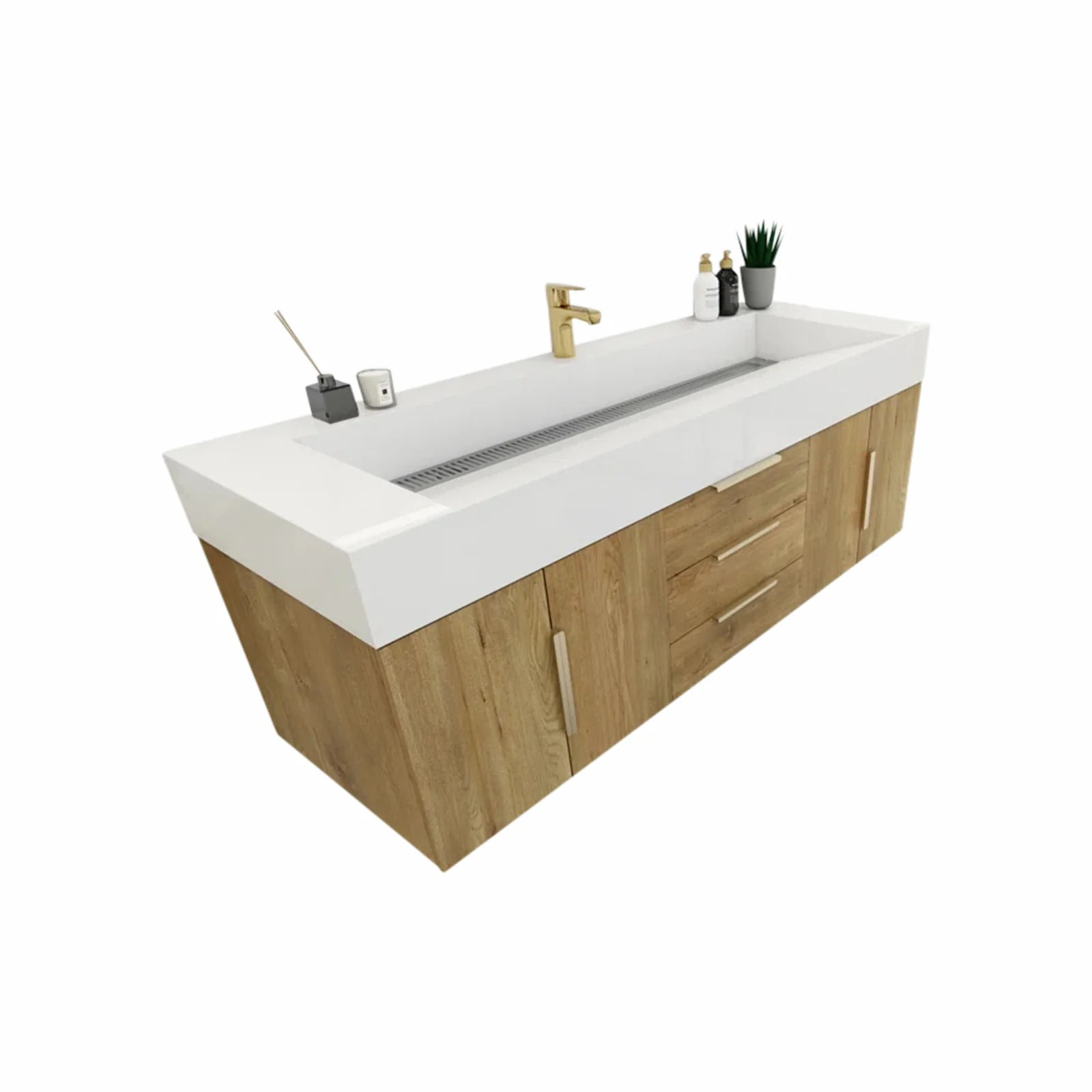 Breton Floating Vanity - 2nd Generation (24"-84") 112 Breton Floating Vanity - 2nd Generation (24"-84")