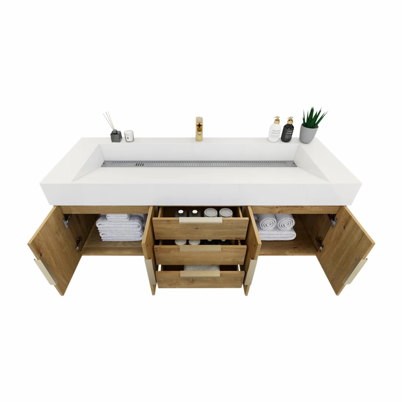 Breton Floating Vanity - 2nd Generation (24"-84") 113 Breton Floating Vanity - 2nd Generation (24"-84")