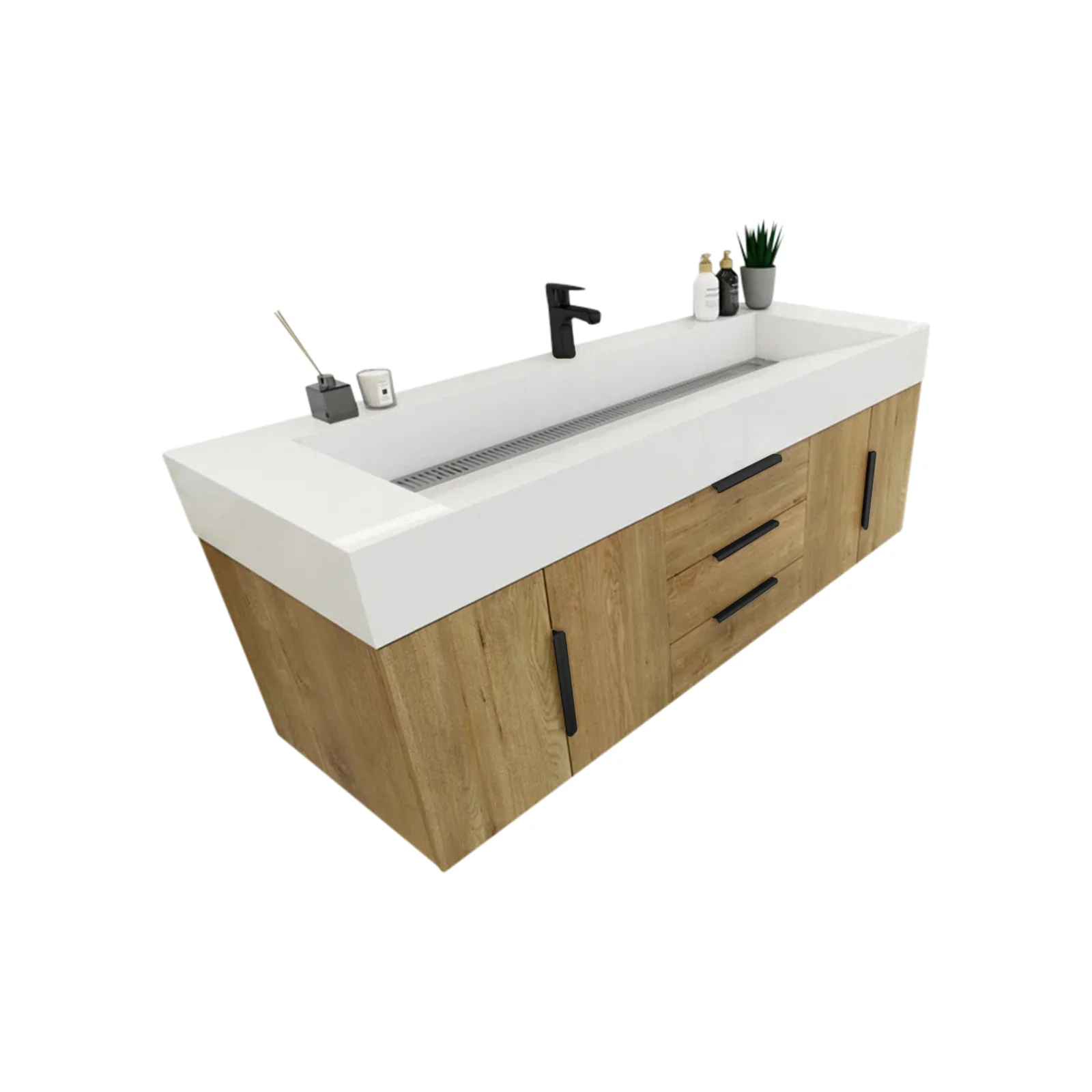 Breton Floating Vanity - 2nd Generation (24"-84") 120 Breton Floating Vanity - 2nd Generation (24"-84")