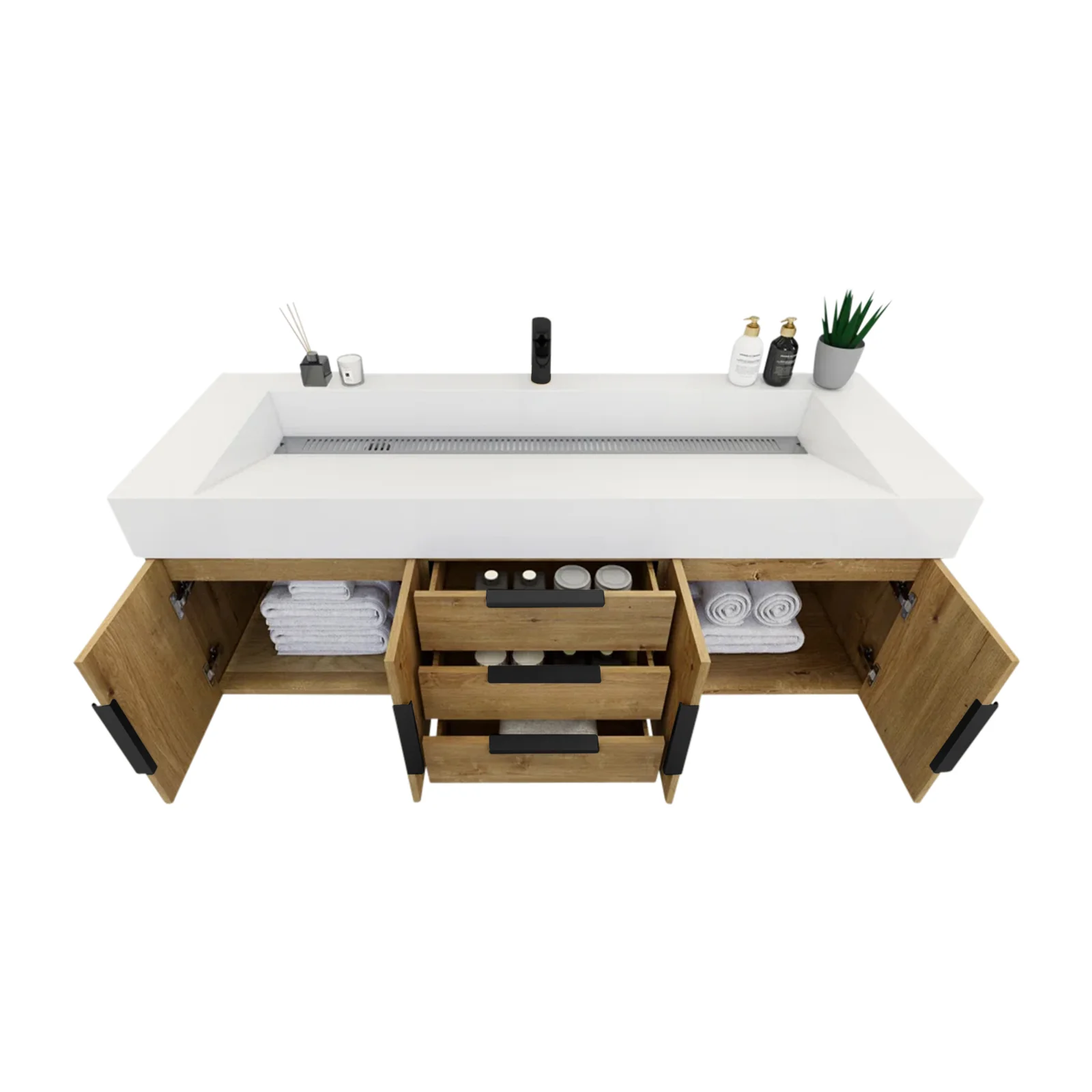 Breton Floating Vanity - 2nd Generation (24"-84") 121 Breton Floating Vanity - 2nd Generation (24"-84")