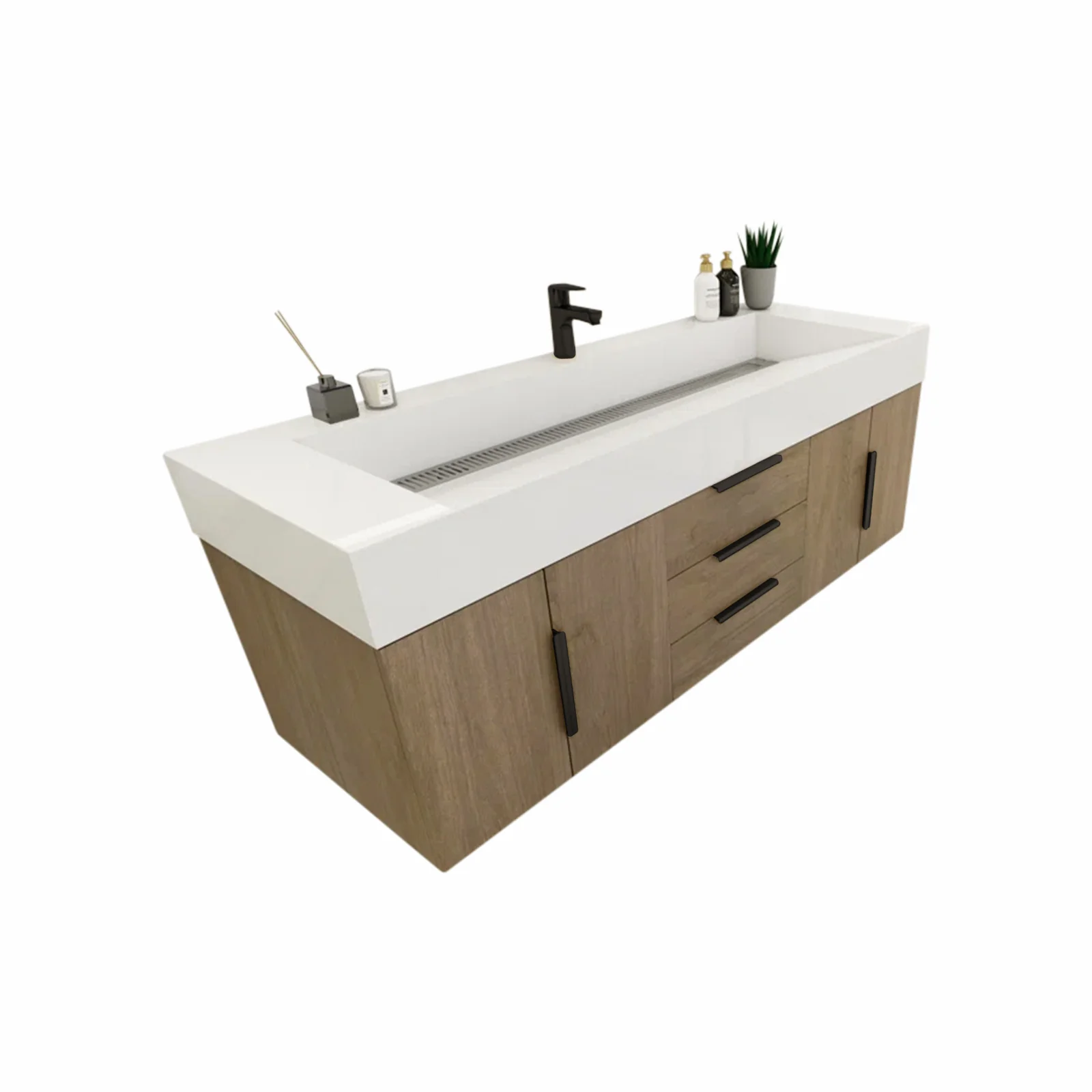 Breton Floating Vanity - 2nd Generation (24"-84") 124 Breton Floating Vanity - 2nd Generation (24"-84")