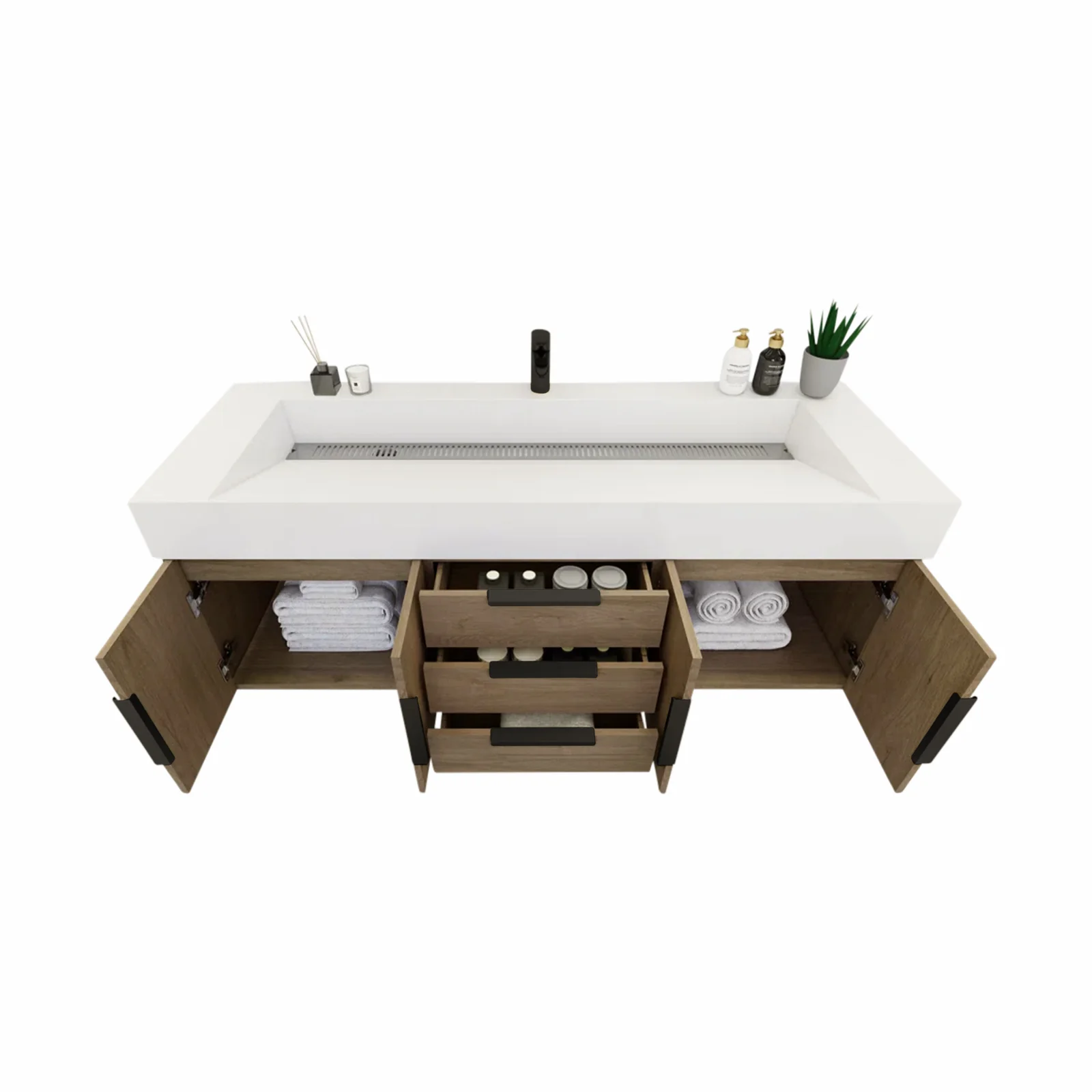 Breton Floating Vanity - 2nd Generation (24"-84") 125 Breton Floating Vanity - 2nd Generation (24"-84")