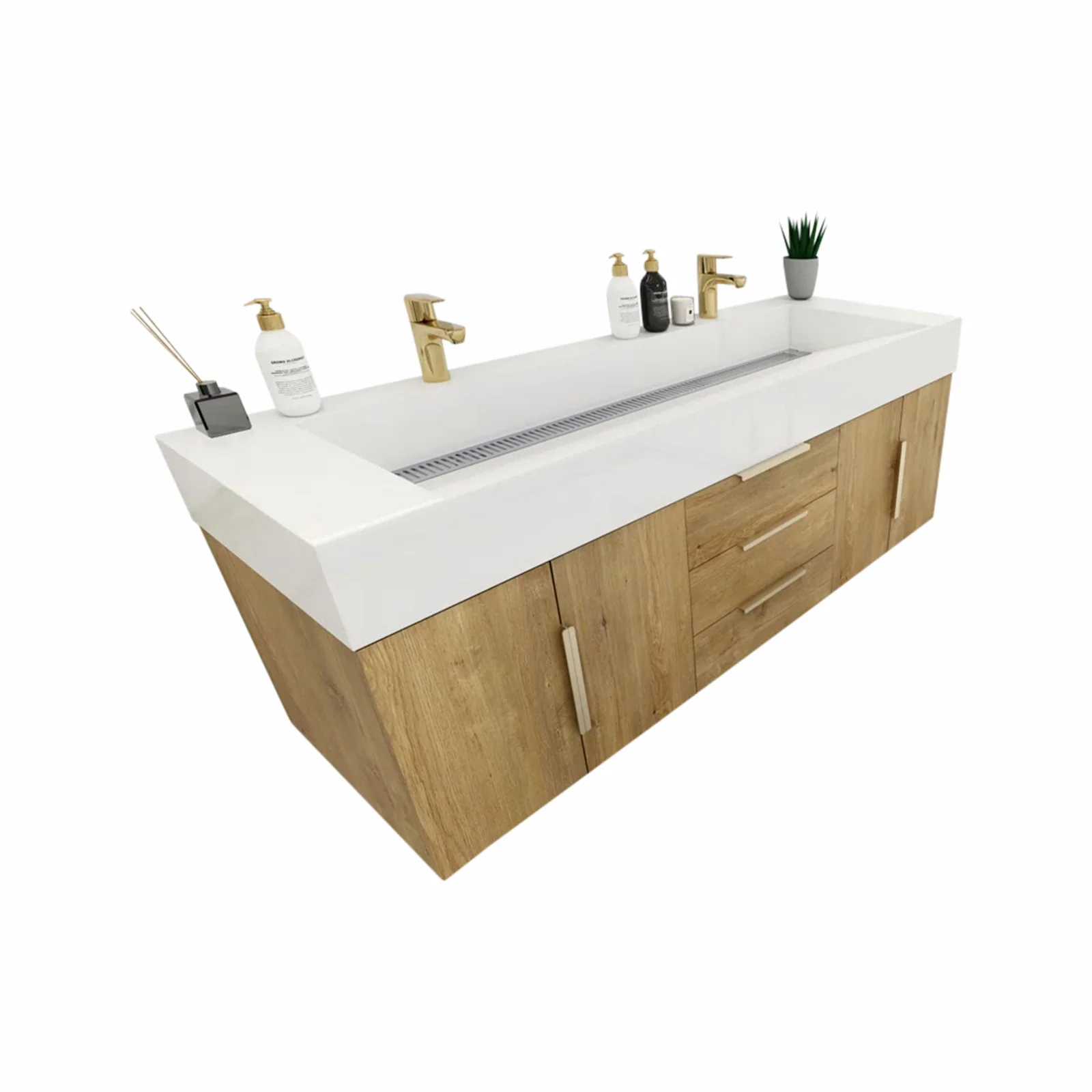 Breton Floating Vanity - 2nd Generation (24"-84") 129 Breton Floating Vanity - 2nd Generation (24"-84")