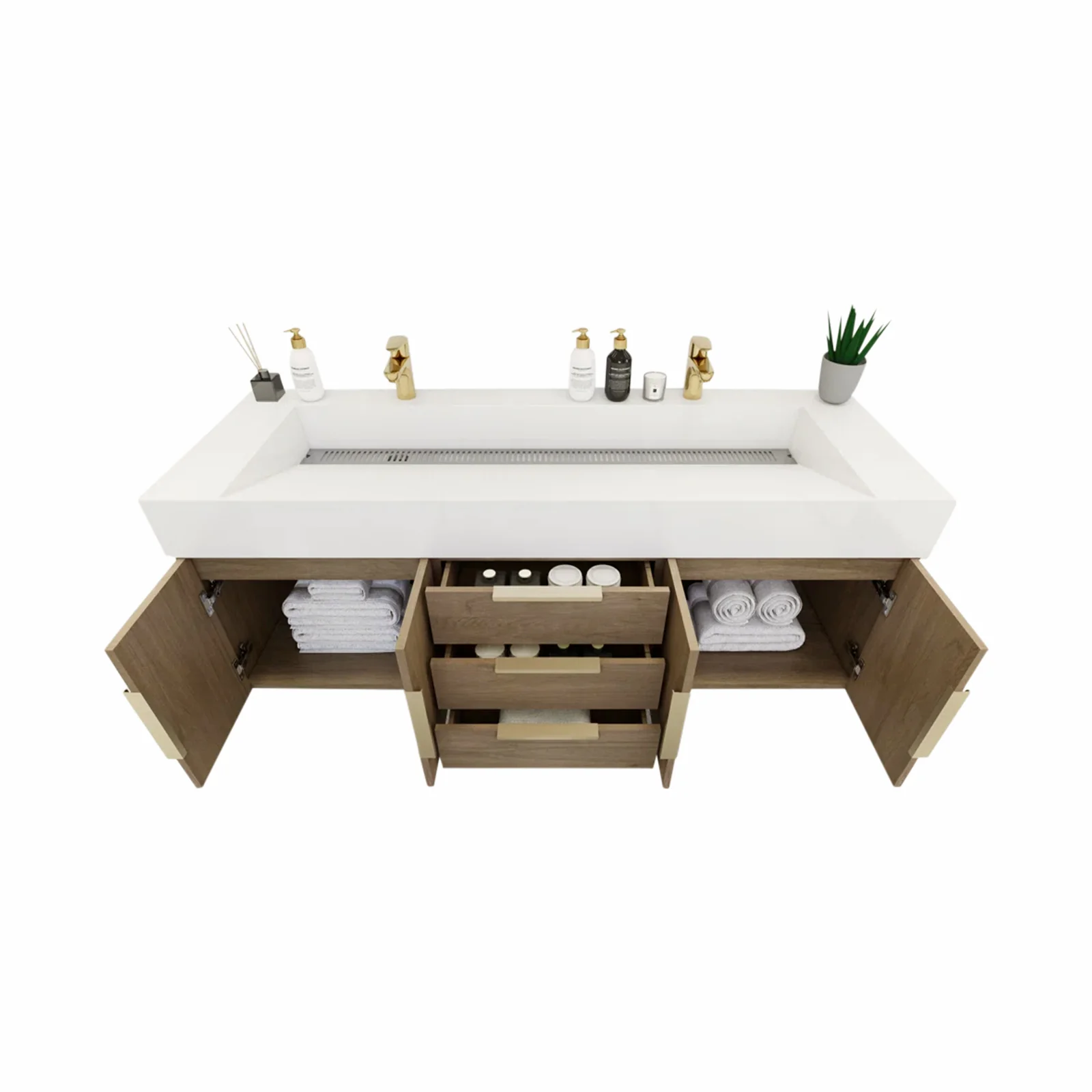 Breton Floating Vanity - 2nd Generation (24"-84") 134 Breton Floating Vanity - 2nd Generation (24"-84")