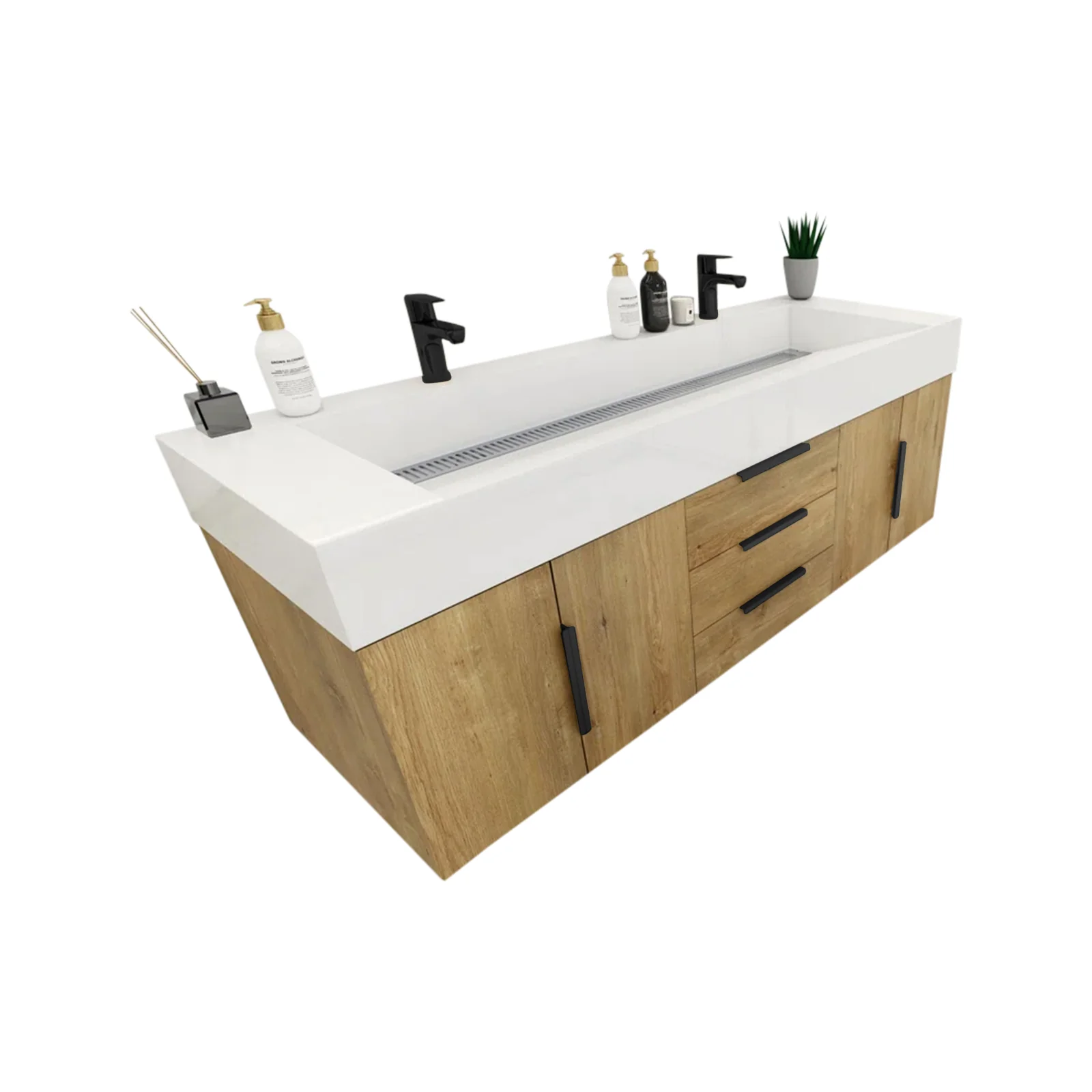 Breton Floating Vanity - 2nd Generation (24"-84") 138 Breton Floating Vanity - 2nd Generation (24"-84")