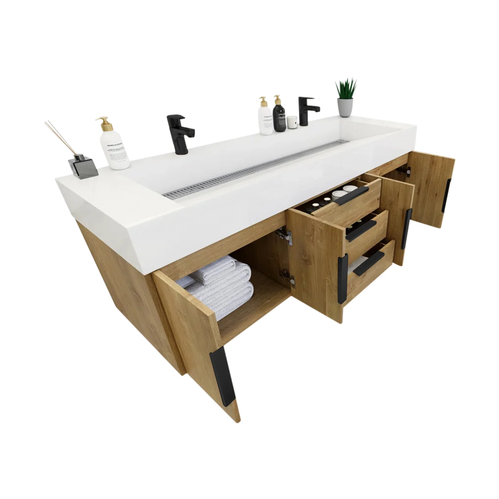 Breton Floating Vanity - 2nd Generation (24"-84") 140 Breton Floating Vanity - 2nd Generation (24"-84")
