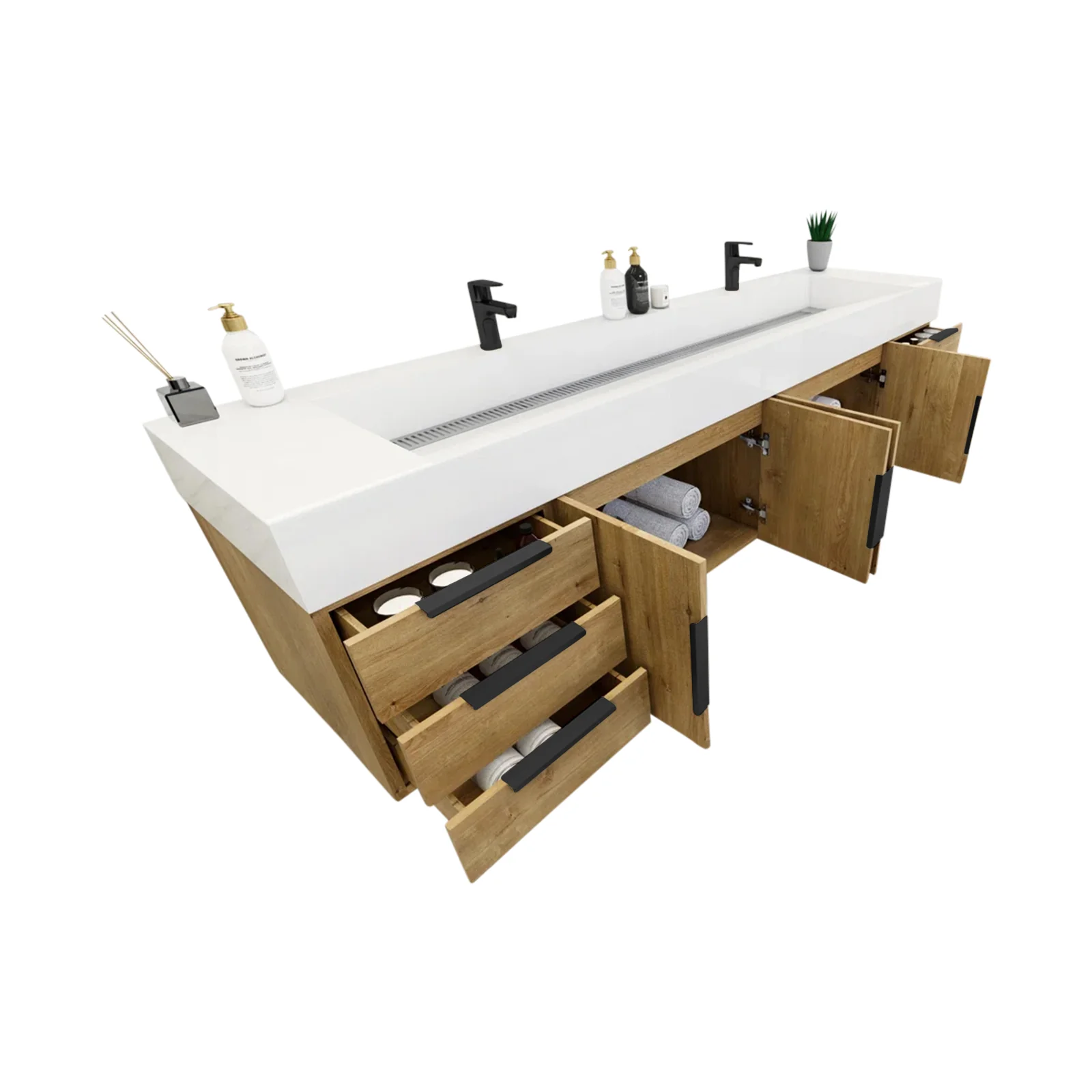 Breton Floating Vanity - 2nd Generation (24"-84") 145 Breton Floating Vanity - 2nd Generation (24"-84")