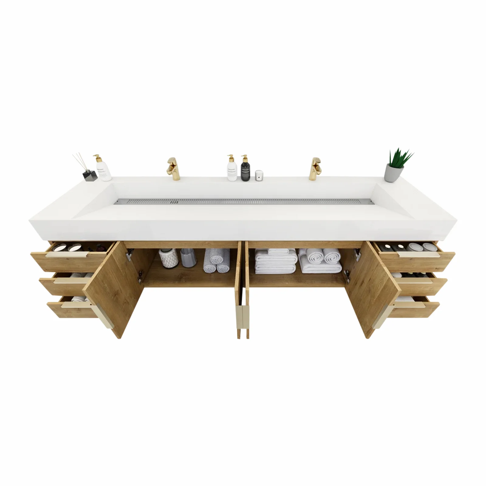 Breton Floating Vanity - 2nd Generation (24"-84") 155 Breton Floating Vanity - 2nd Generation (24"-84")