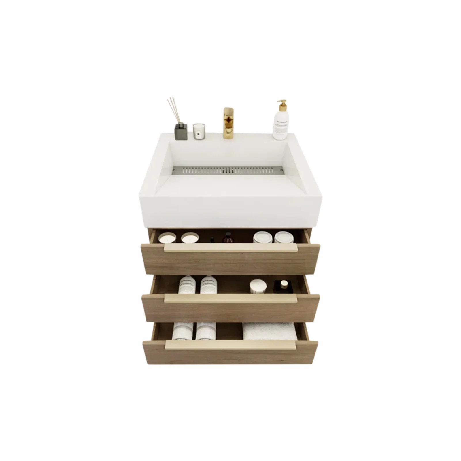 Breton Floating Vanity - 2nd Generation (24"-84") 16 Breton Floating Vanity - 2nd Generation (24"-84")