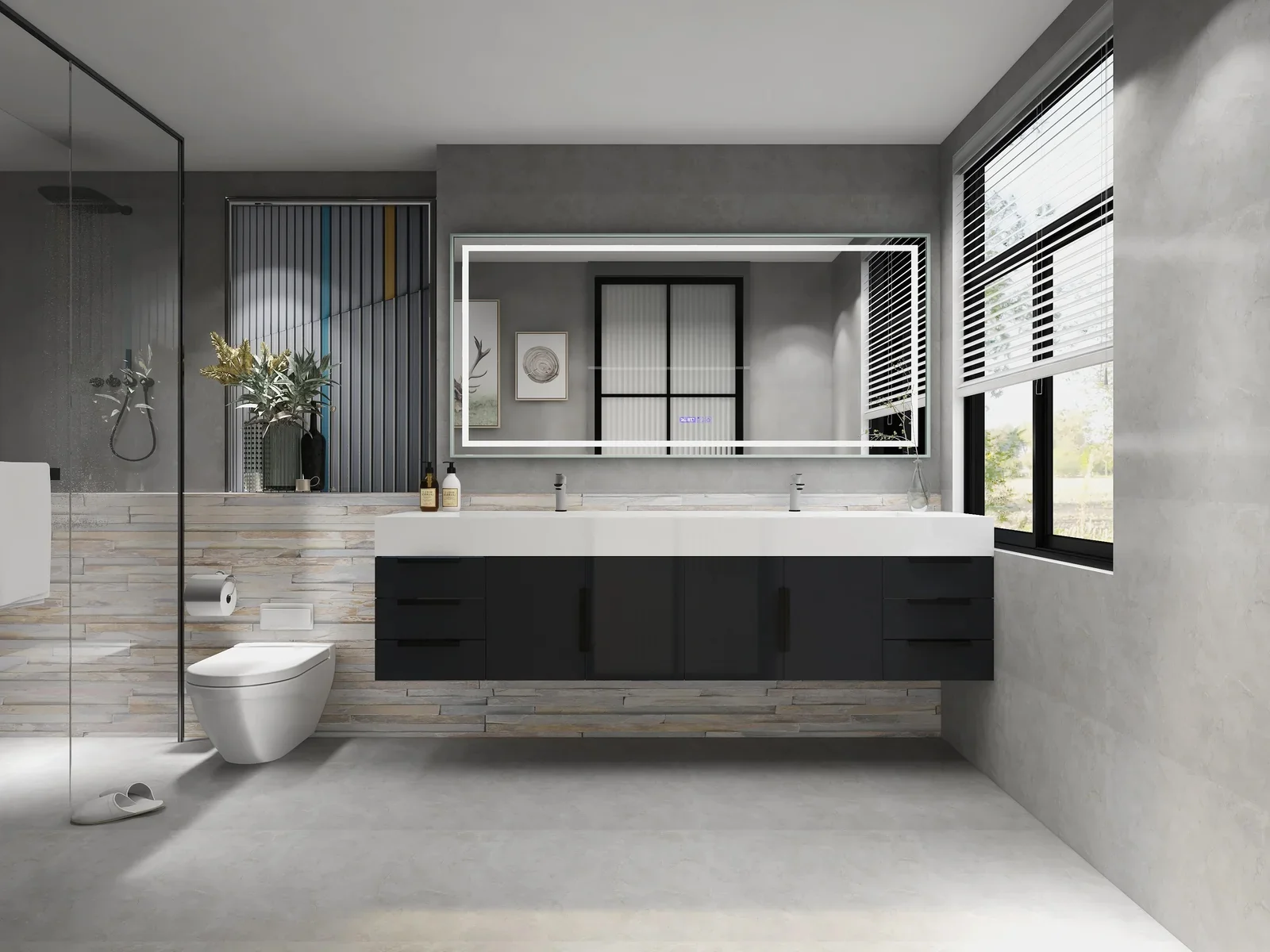Breton Floating Vanity - 2nd Generation (24"-84") 176 Breton Floating Vanity - 2nd Generation (24"-84")