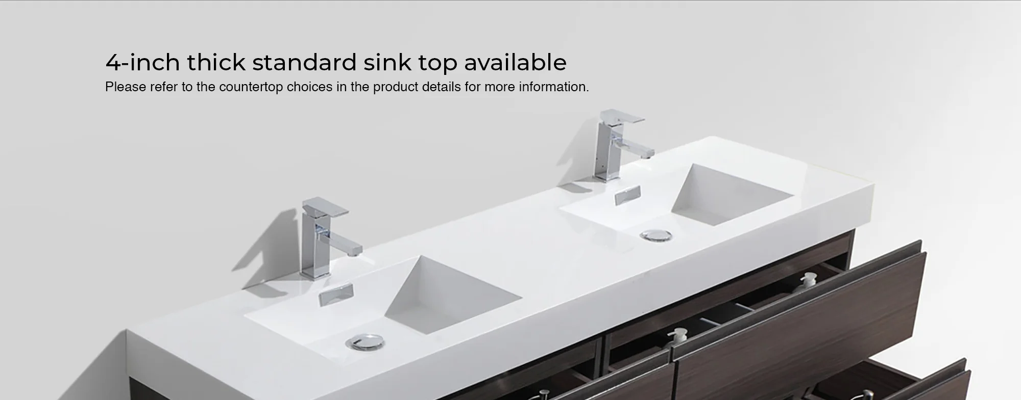 Breton Floating Vanity - 2nd Generation (24"-84") 177 Breton Floating Vanity - 2nd Generation (24"-84")