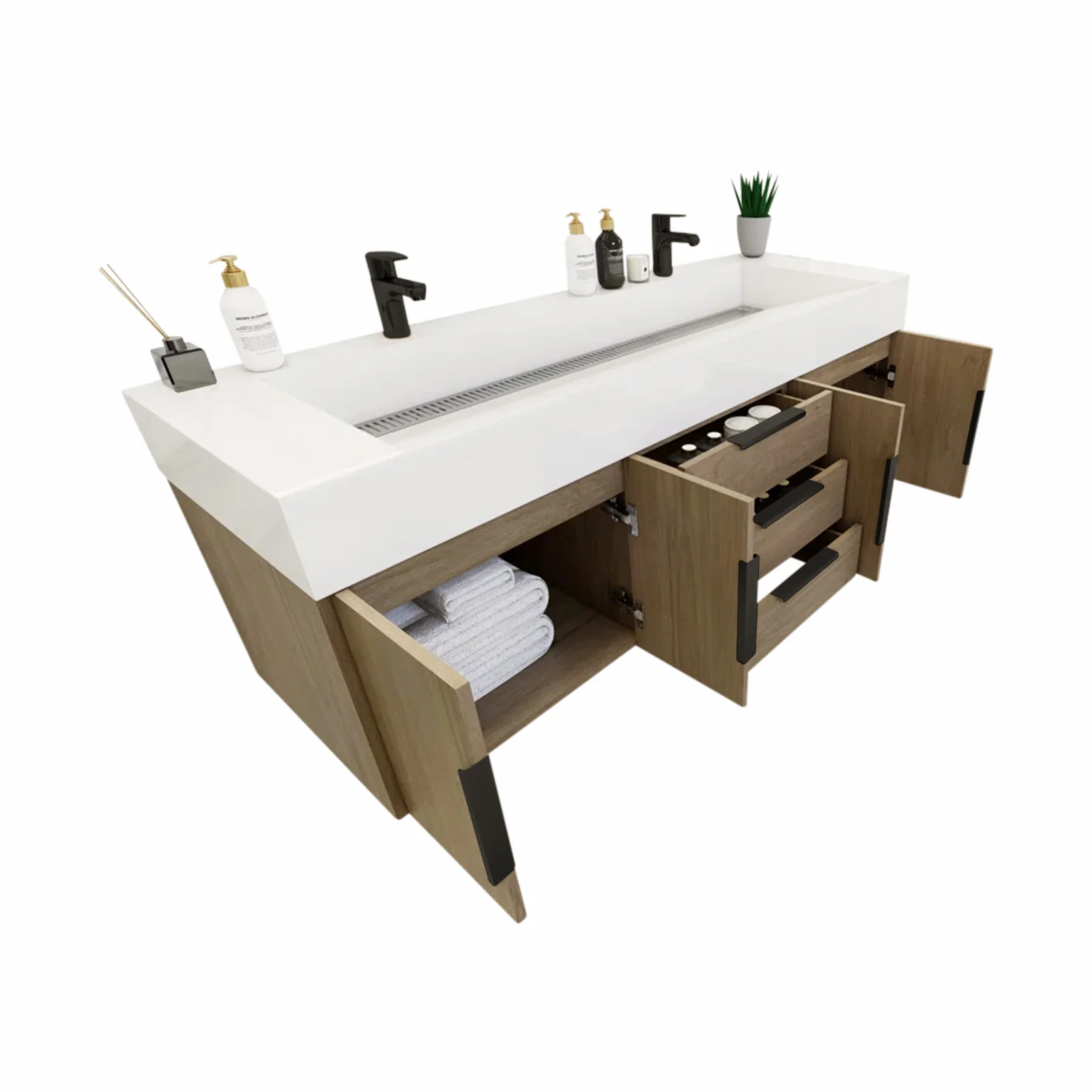 Breton Floating Vanity - 2nd Generation (24"-84") 3 Breton Floating Vanity - 2nd Generation (24"-84")