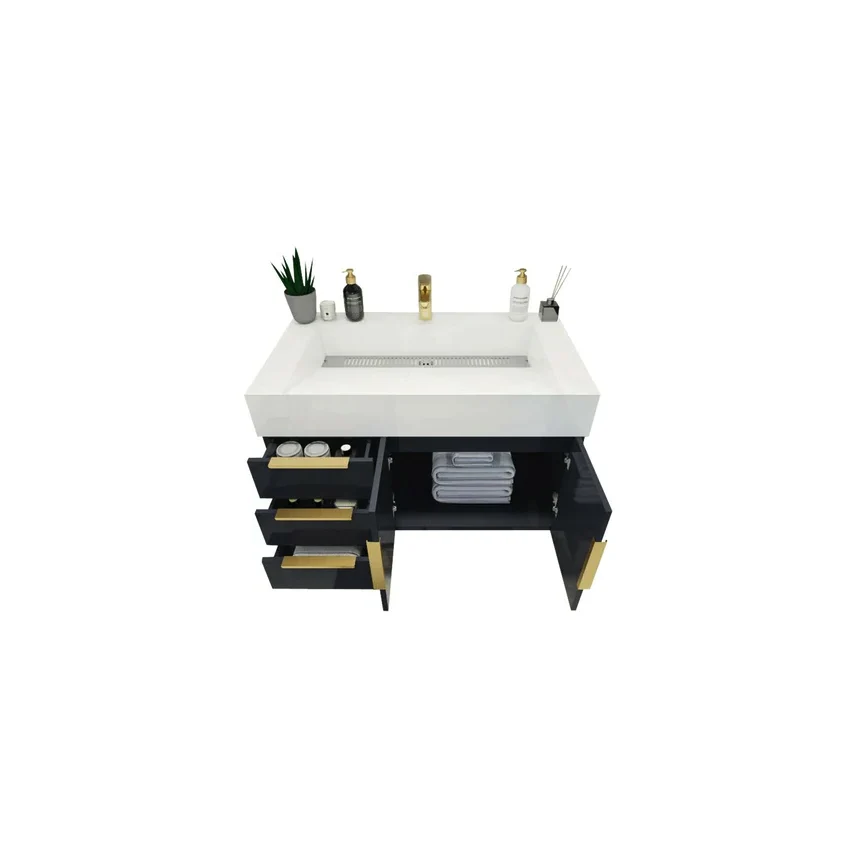 Breton Floating Vanity - 2nd Generation (24"-84") 38 Breton Floating Vanity - 2nd Generation (24"-84")