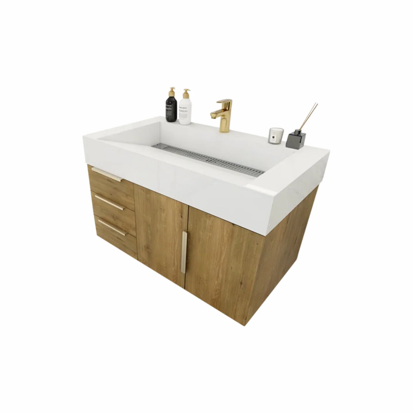 Breton Floating Vanity - 2nd Generation (24"-84") 40 Breton Floating Vanity - 2nd Generation (24"-84")