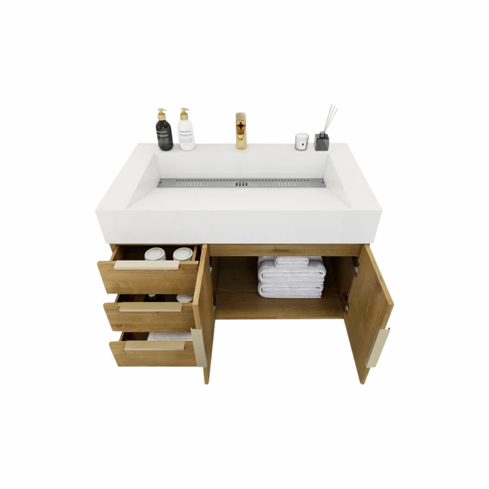 Breton Floating Vanity - 2nd Generation (24"-84") 41 Breton Floating Vanity - 2nd Generation (24"-84")