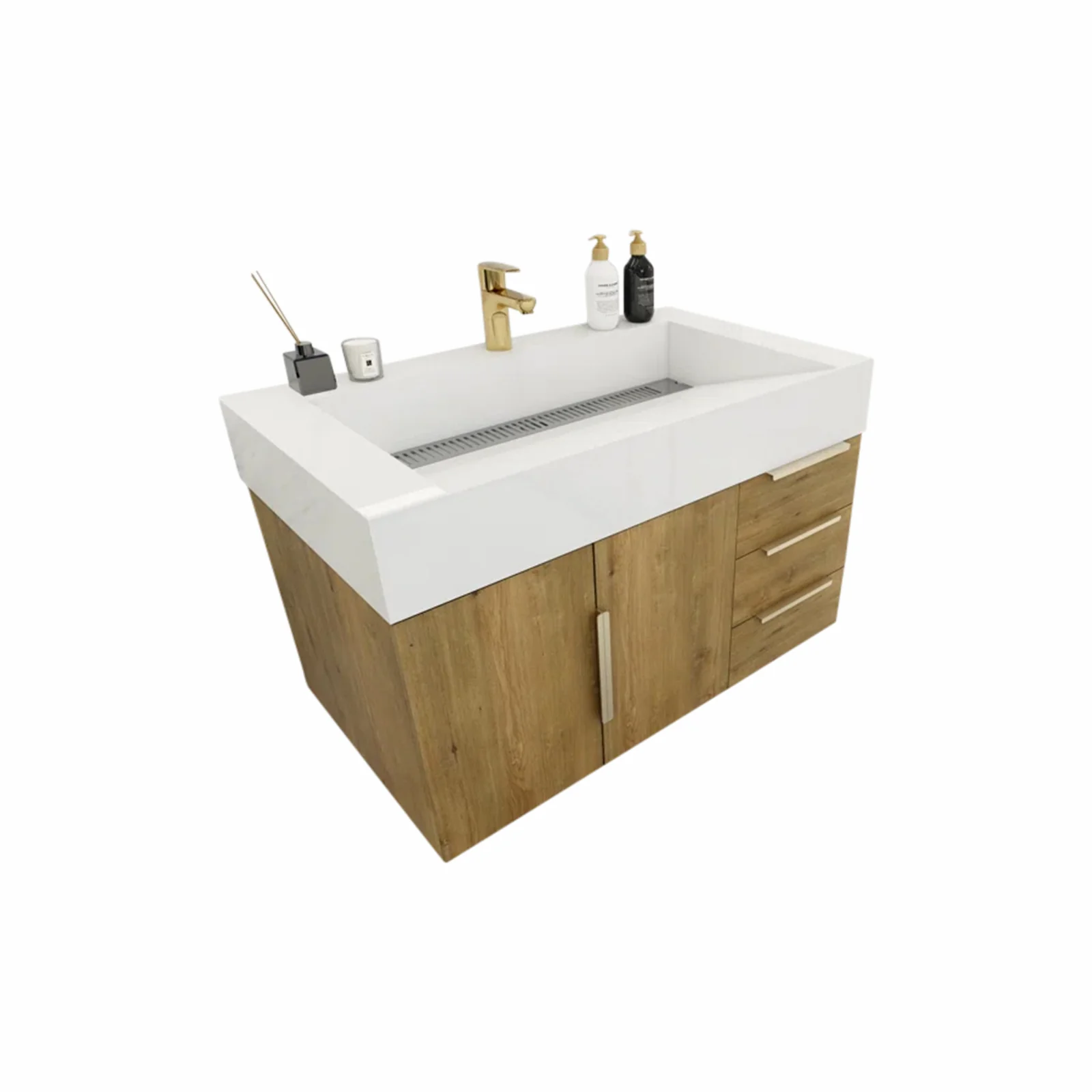 Breton Floating Vanity - 2nd Generation (24"-84") 48 Breton Floating Vanity - 2nd Generation (24"-84")