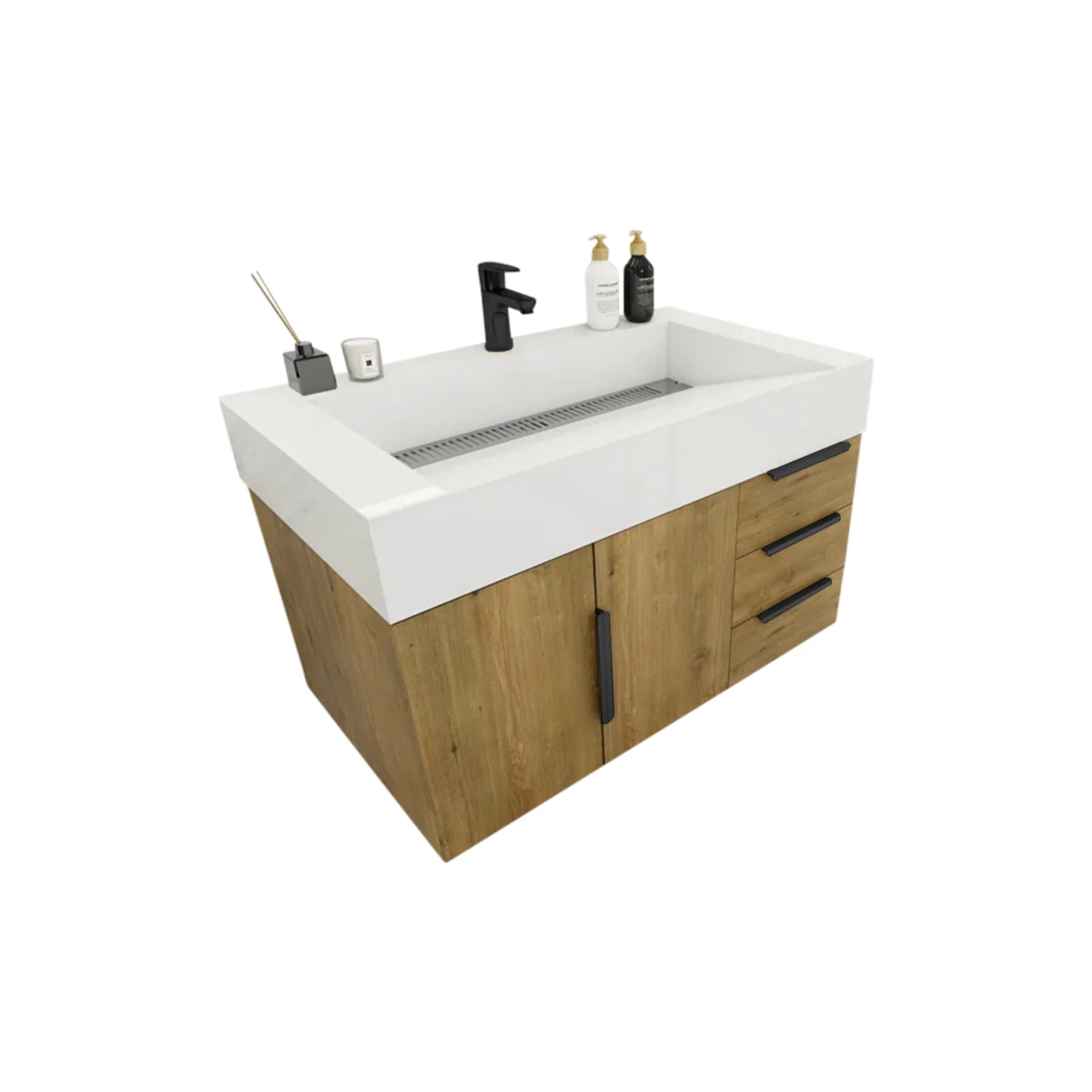 Breton Floating Vanity - 2nd Generation (24"-84") 56 Breton Floating Vanity - 2nd Generation (24"-84")