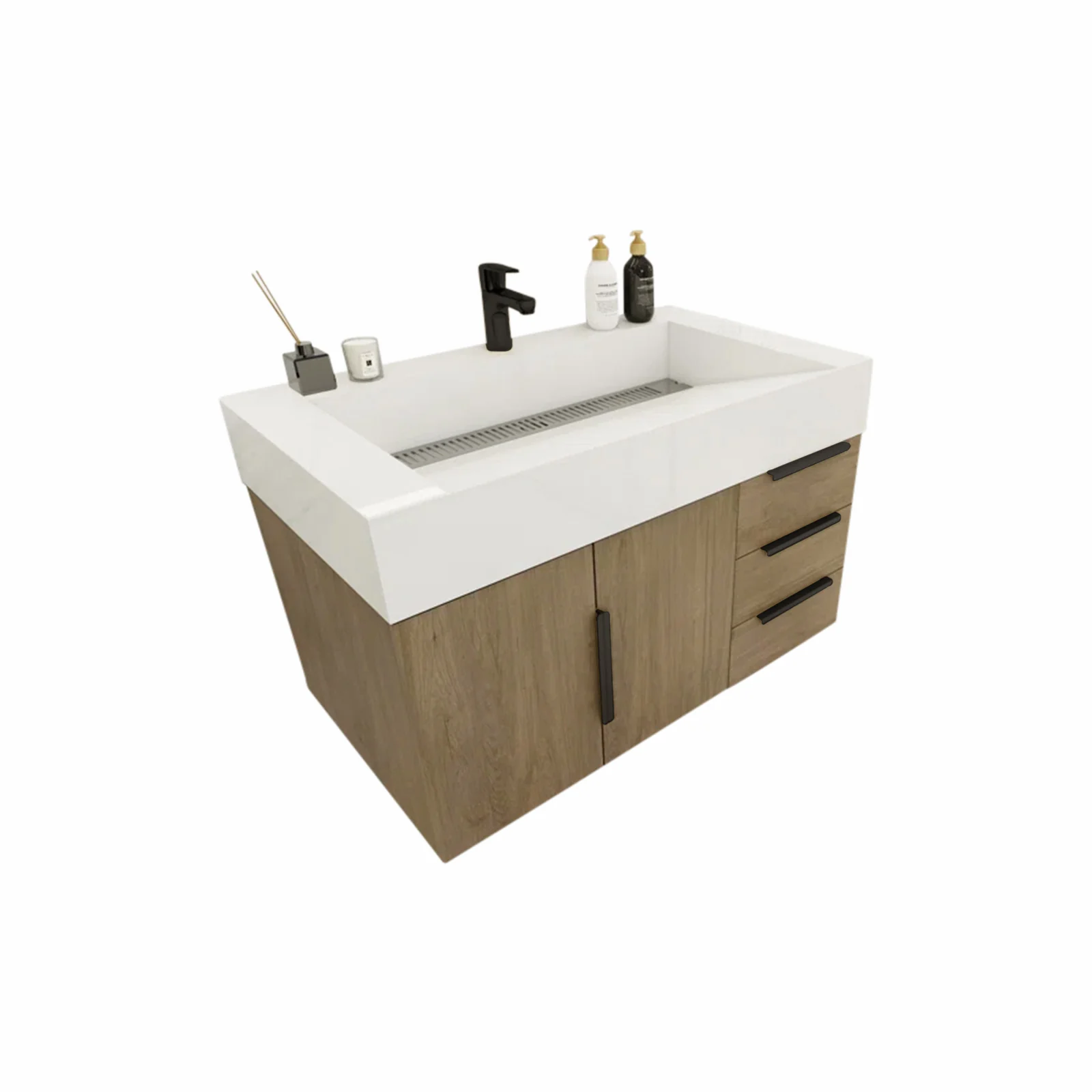 Breton Floating Vanity - 2nd Generation (24"-84") 60 Breton Floating Vanity - 2nd Generation (24"-84")