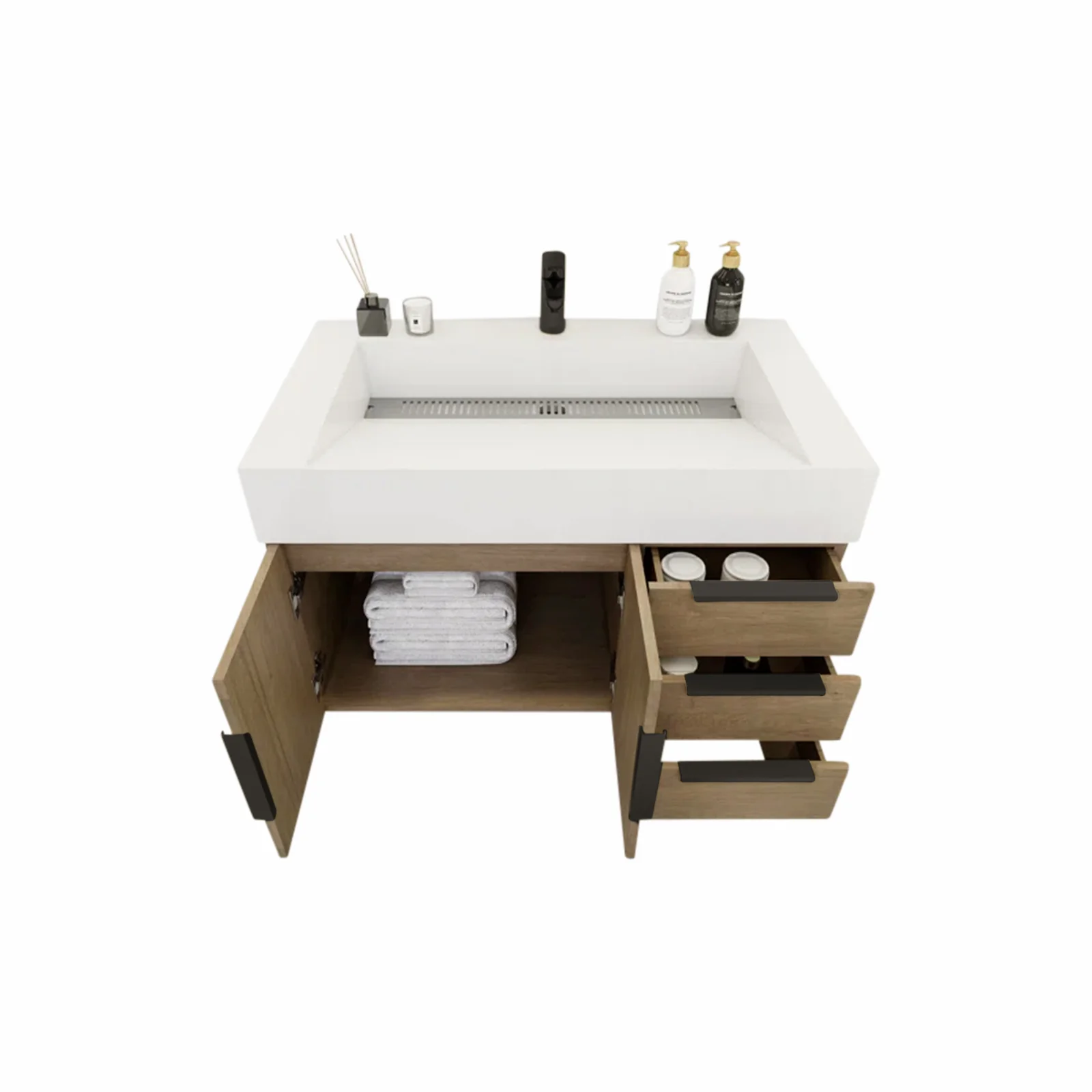 Breton Floating Vanity - 2nd Generation (24"-84") 61 Breton Floating Vanity - 2nd Generation (24"-84")
