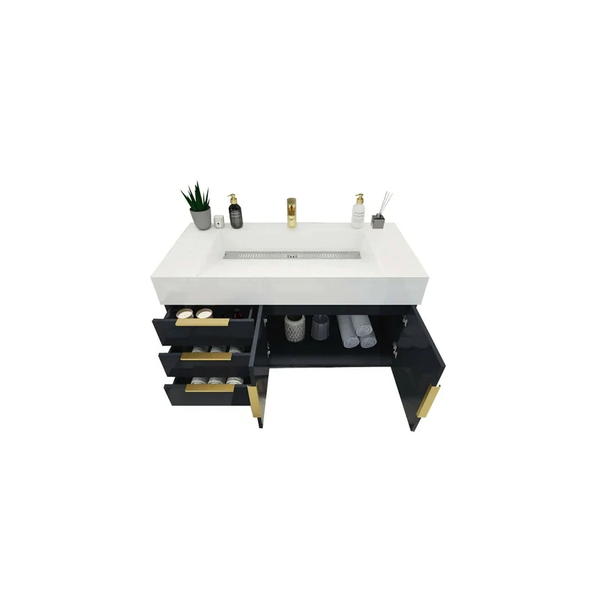 Breton Floating Vanity - 2nd Generation (24"-84") 68 Breton Floating Vanity - 2nd Generation (24"-84")