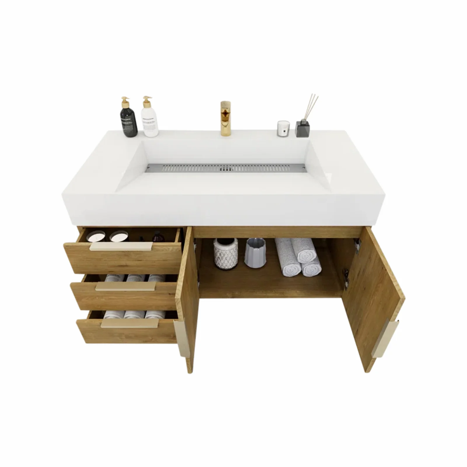 Breton Floating Vanity - 2nd Generation (24"-84") 70 Breton Floating Vanity - 2nd Generation (24"-84")