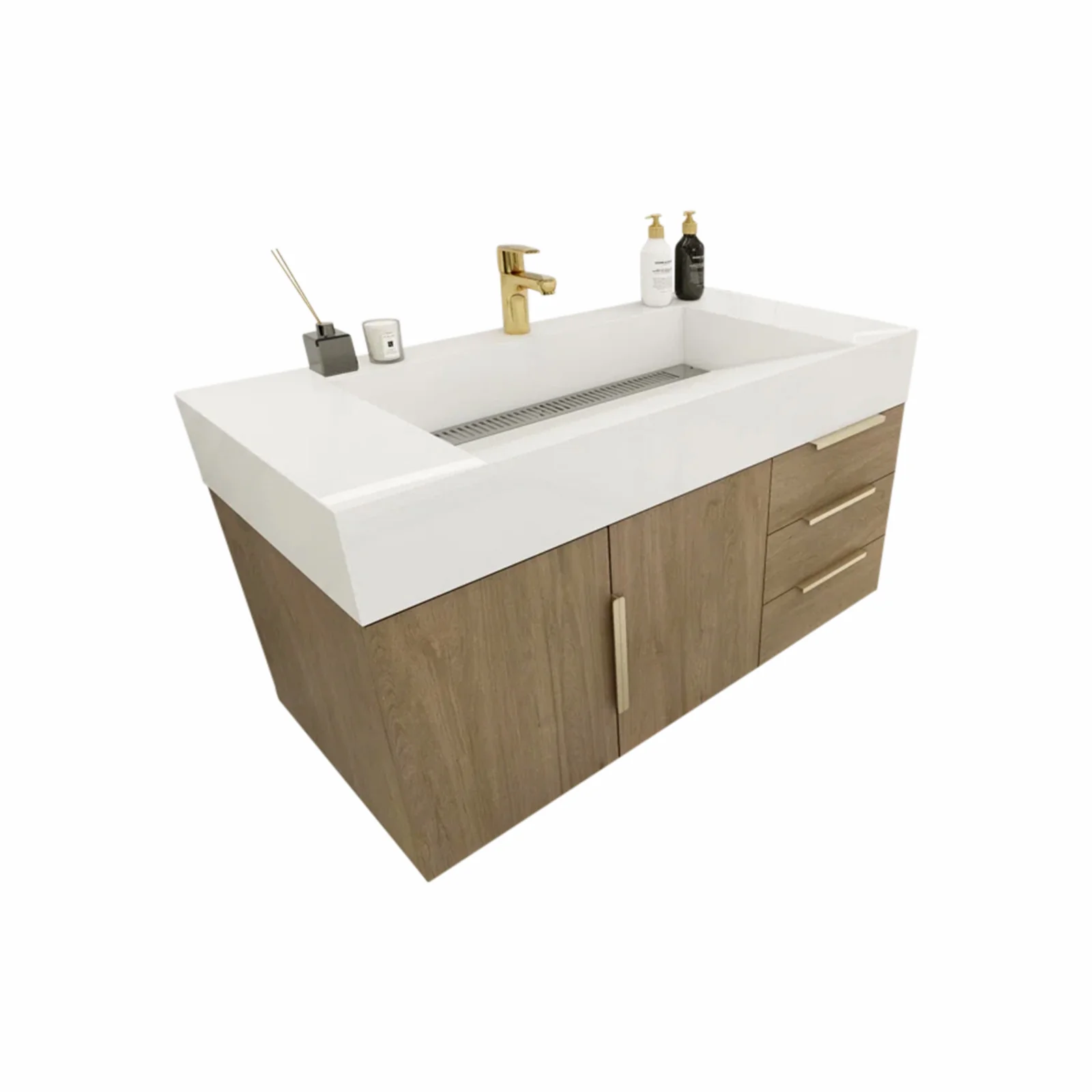Breton Floating Vanity - 2nd Generation (24"-84") 80 Breton Floating Vanity - 2nd Generation (24"-84")