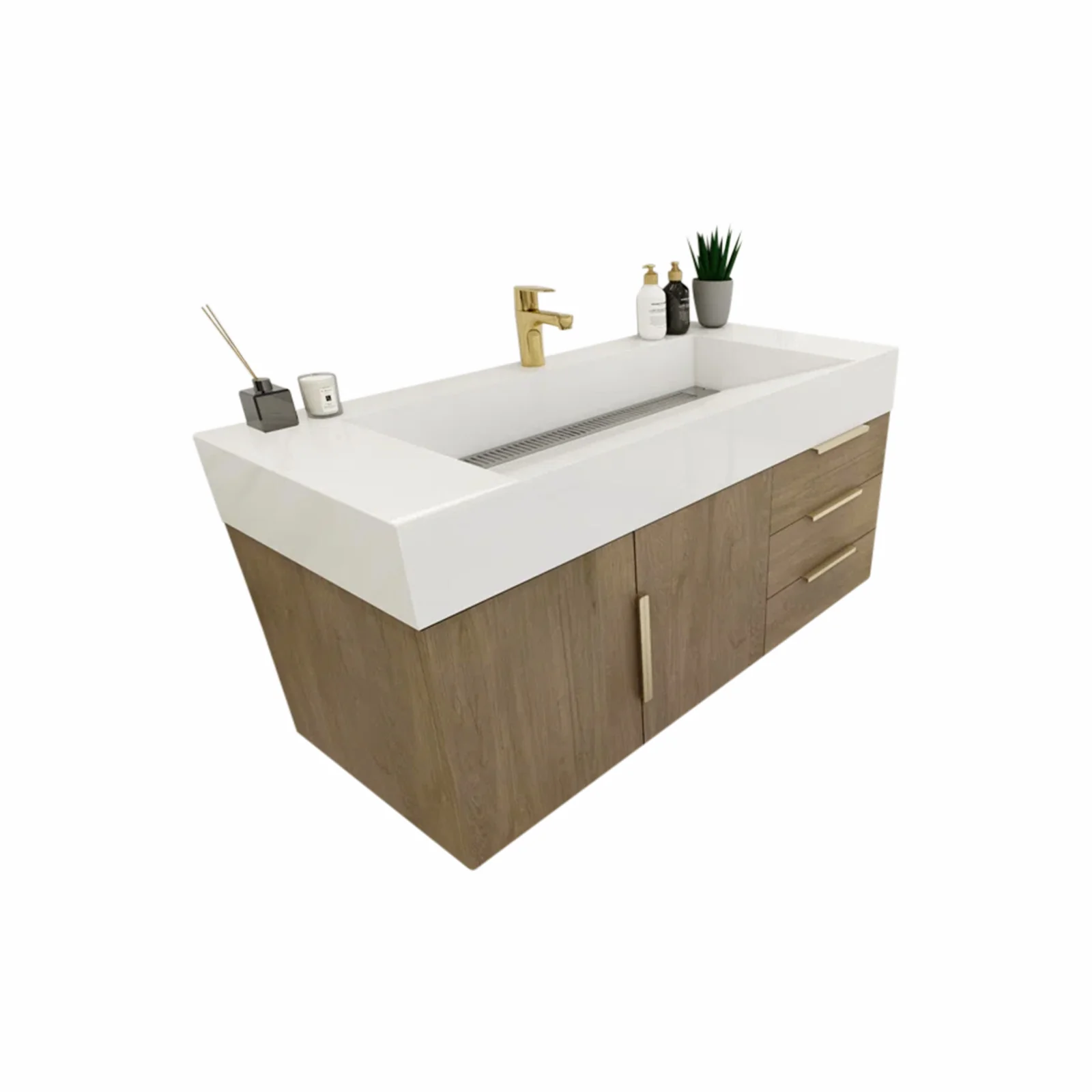 Breton Floating Vanity - 2nd Generation (24"-84") 98 Breton Floating Vanity - 2nd Generation (24"-84")