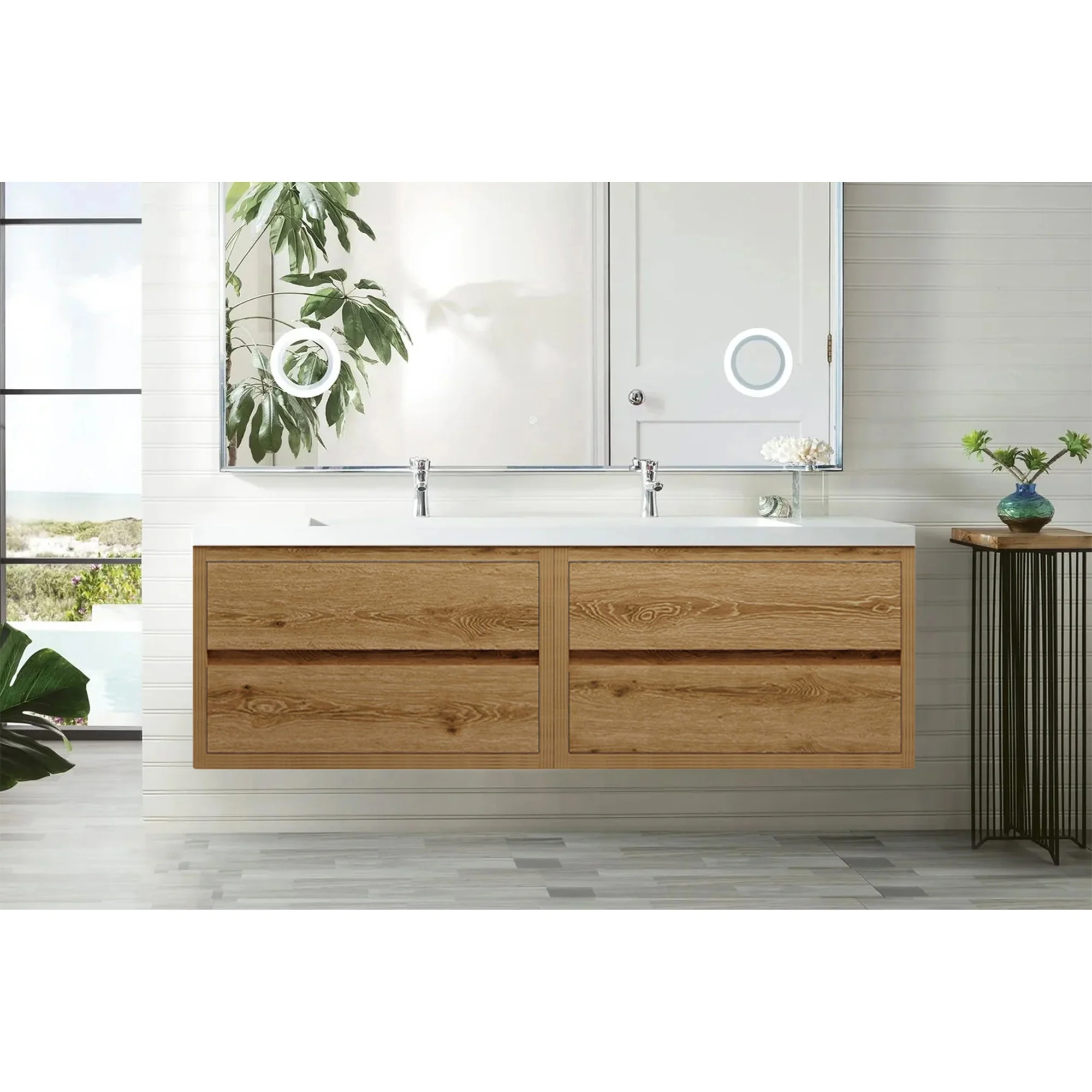 Saggia Floating Vanity (Latest Model) - 2nd Generation (24"-84") 354 Saggia Floating Vanity (Latest Model) - 2nd Generation (24"-84")