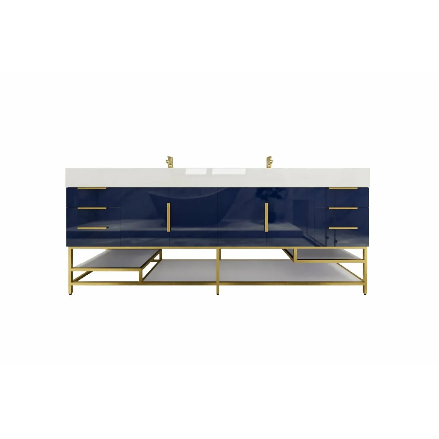 Breton Modern Vanity (24"-84") 10 Breton Modern Vanity (24"-84")